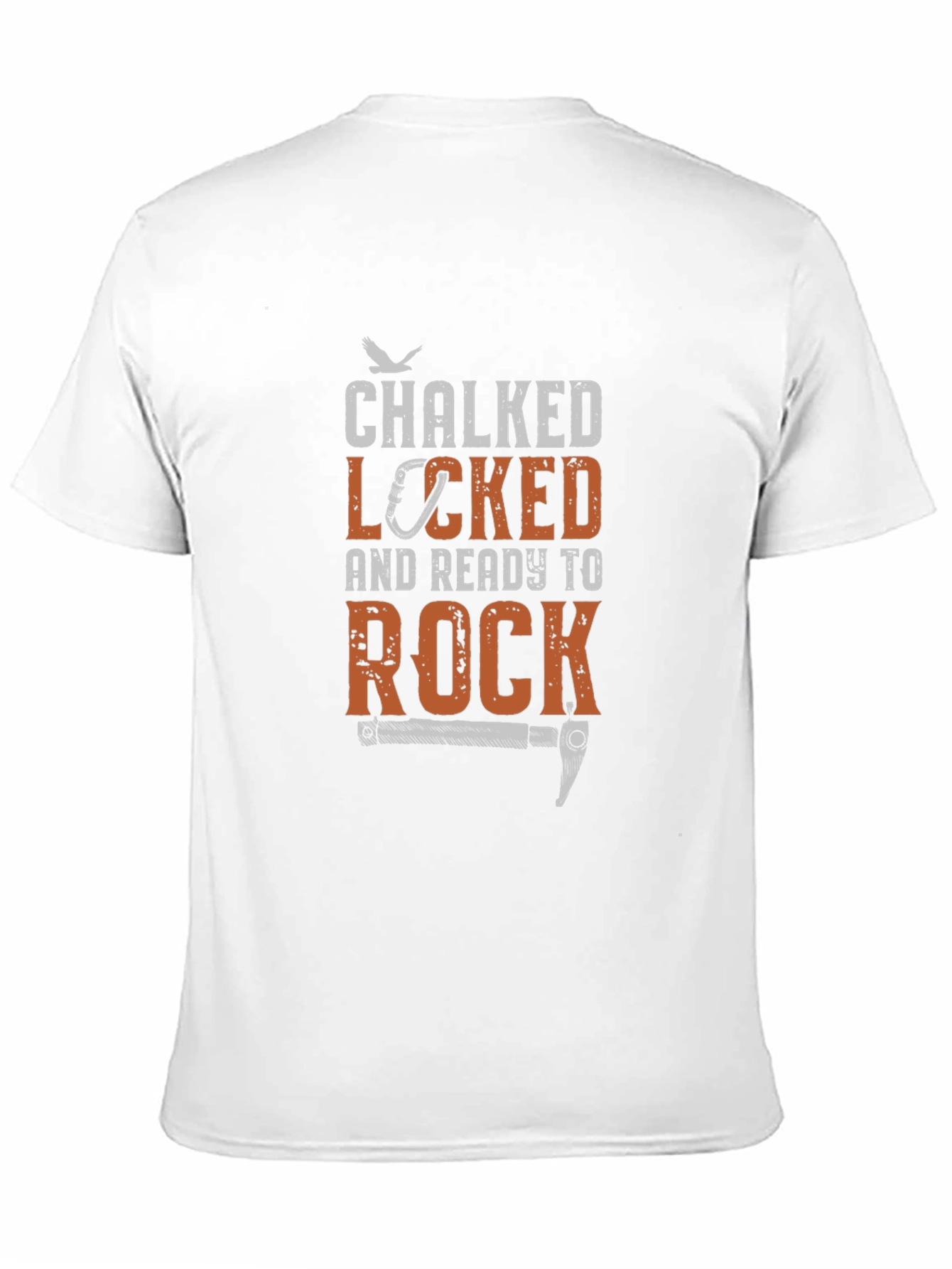 Chalked Locked Ready to Rock Climbing T-Shirt