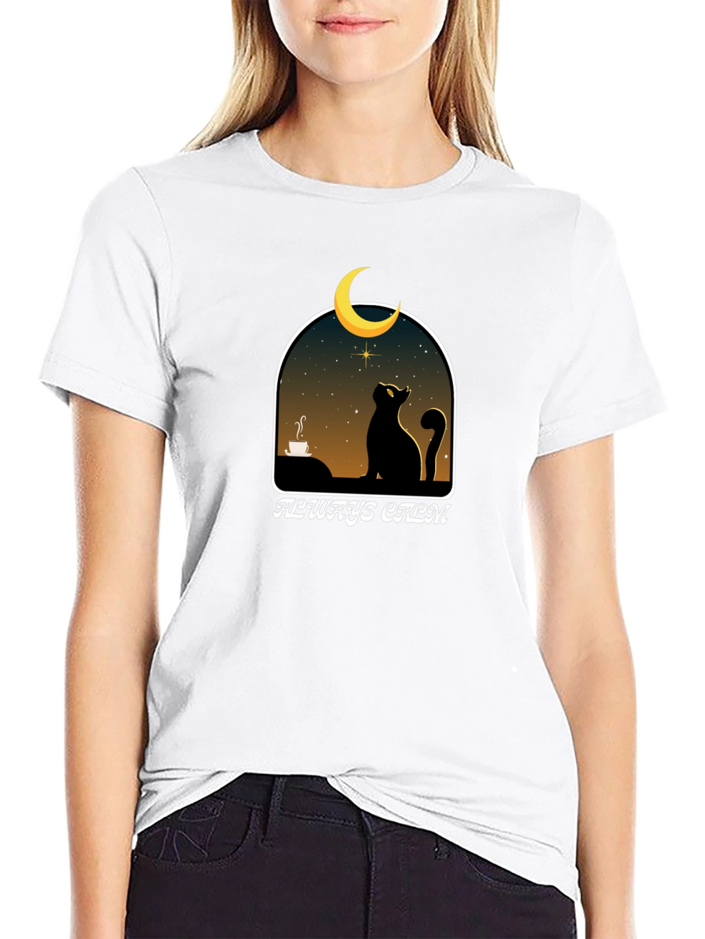 Always Calm Cat T-Shirt