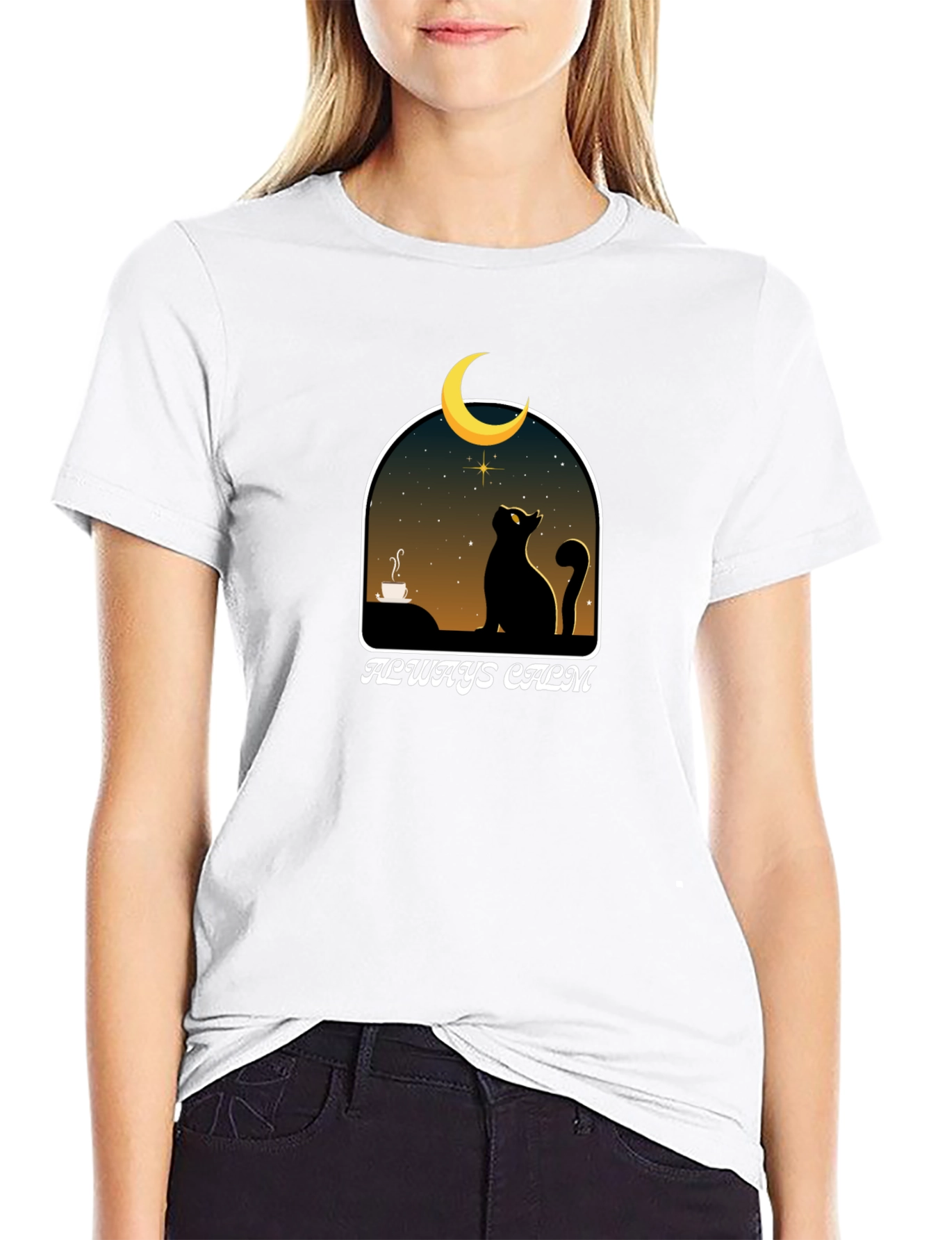 Always Calm Cat T-Shirt