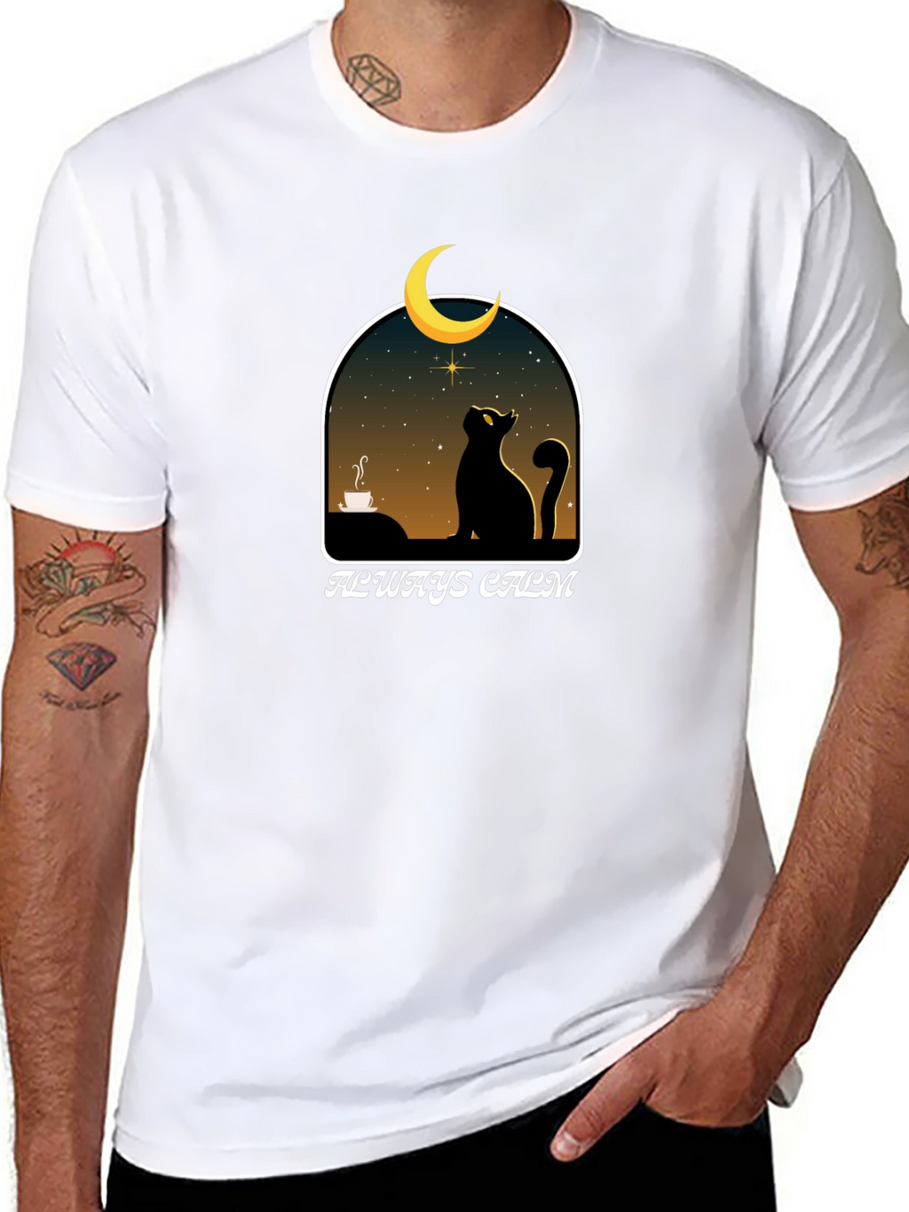 Always Calm Cat T-Shirt