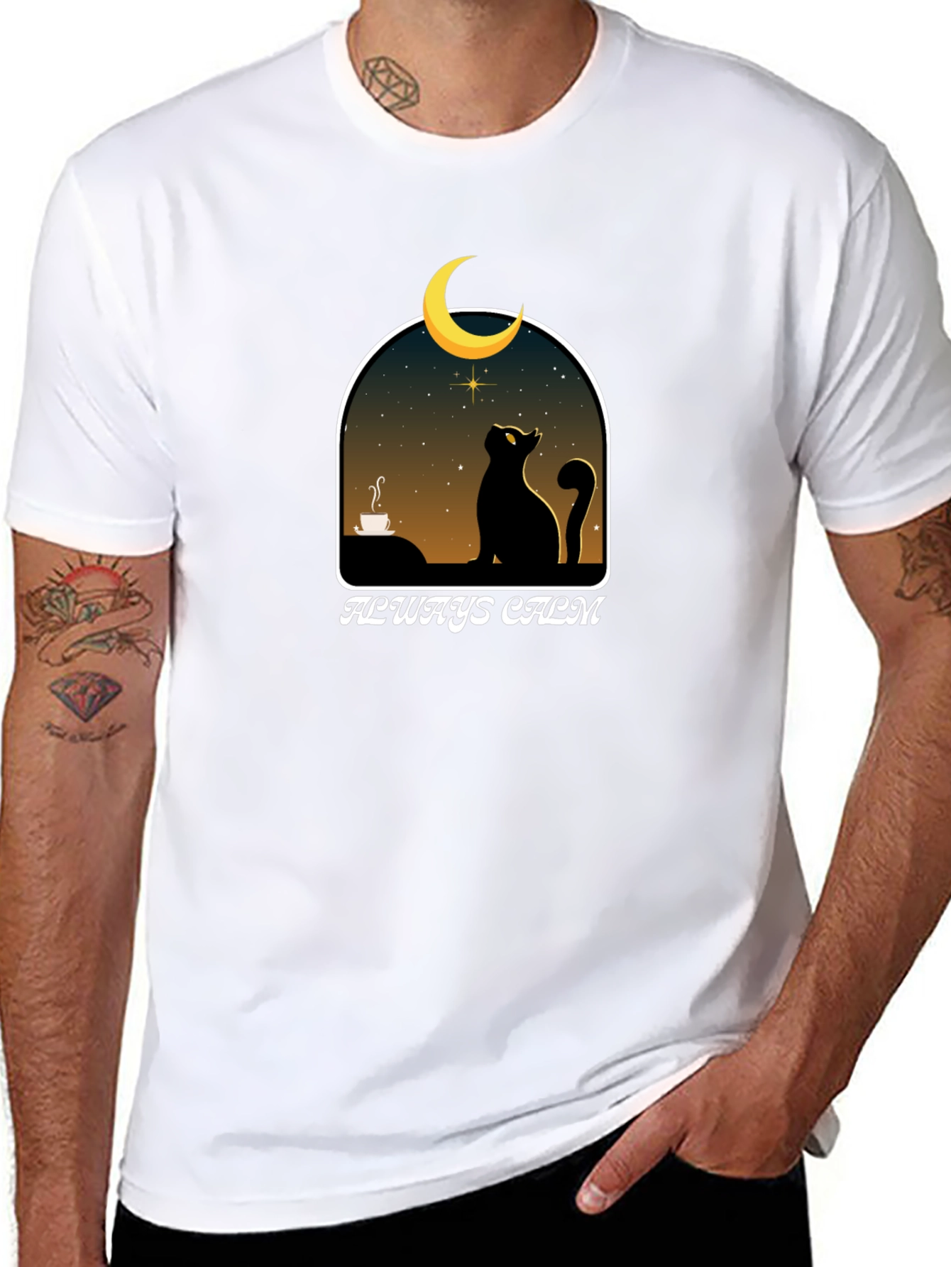Always Calm Cat T-Shirt