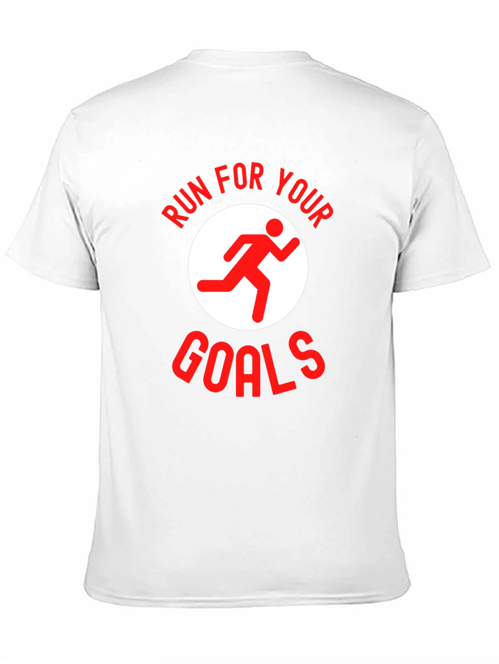 Run For Your Goals Graphic Tee - Black