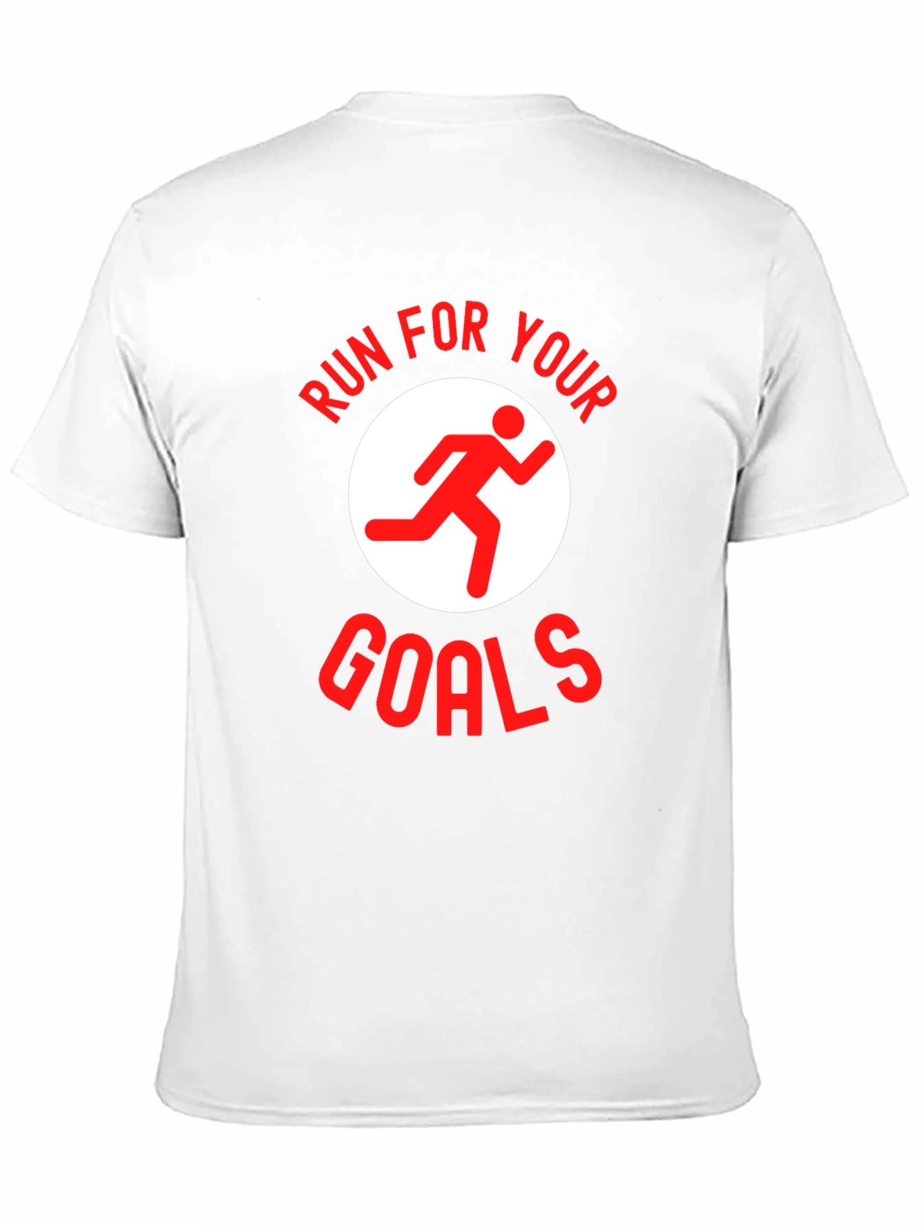 Run For Your Goals Graphic Tee - Black