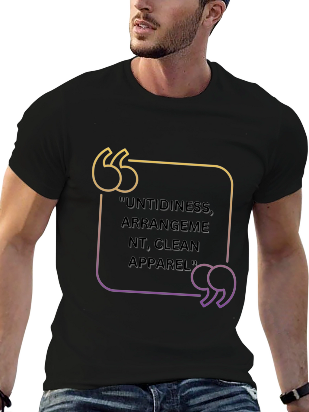 Quote Graphic Tee - Clean Apparel