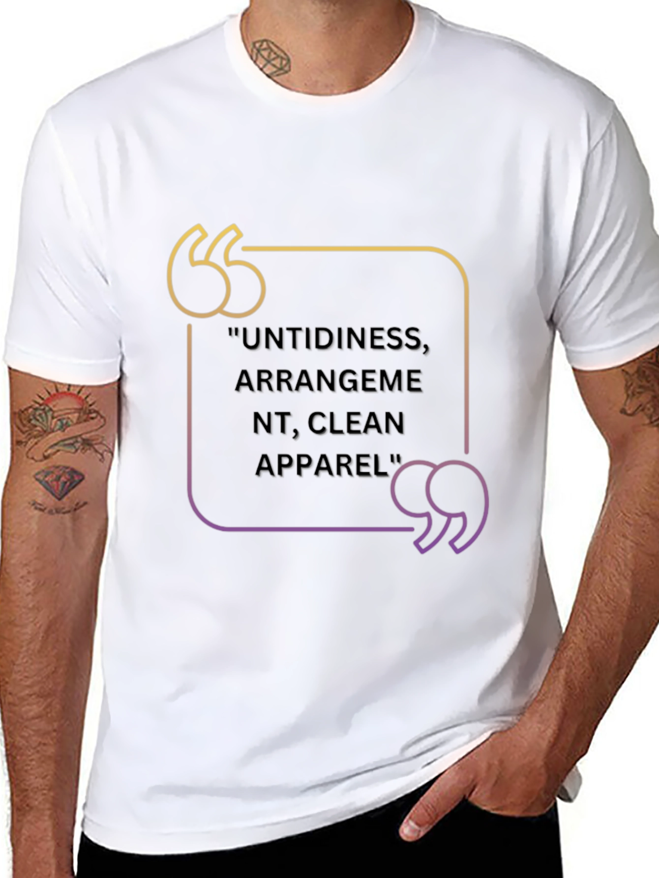 Quote Graphic Tee - Clean Apparel
