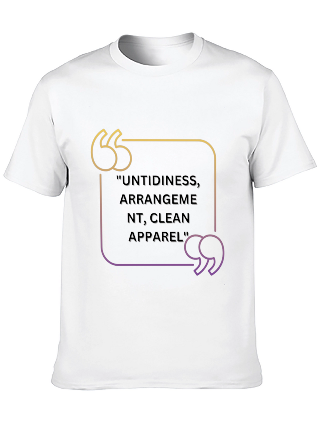 Quote Graphic Tee - Clean Apparel