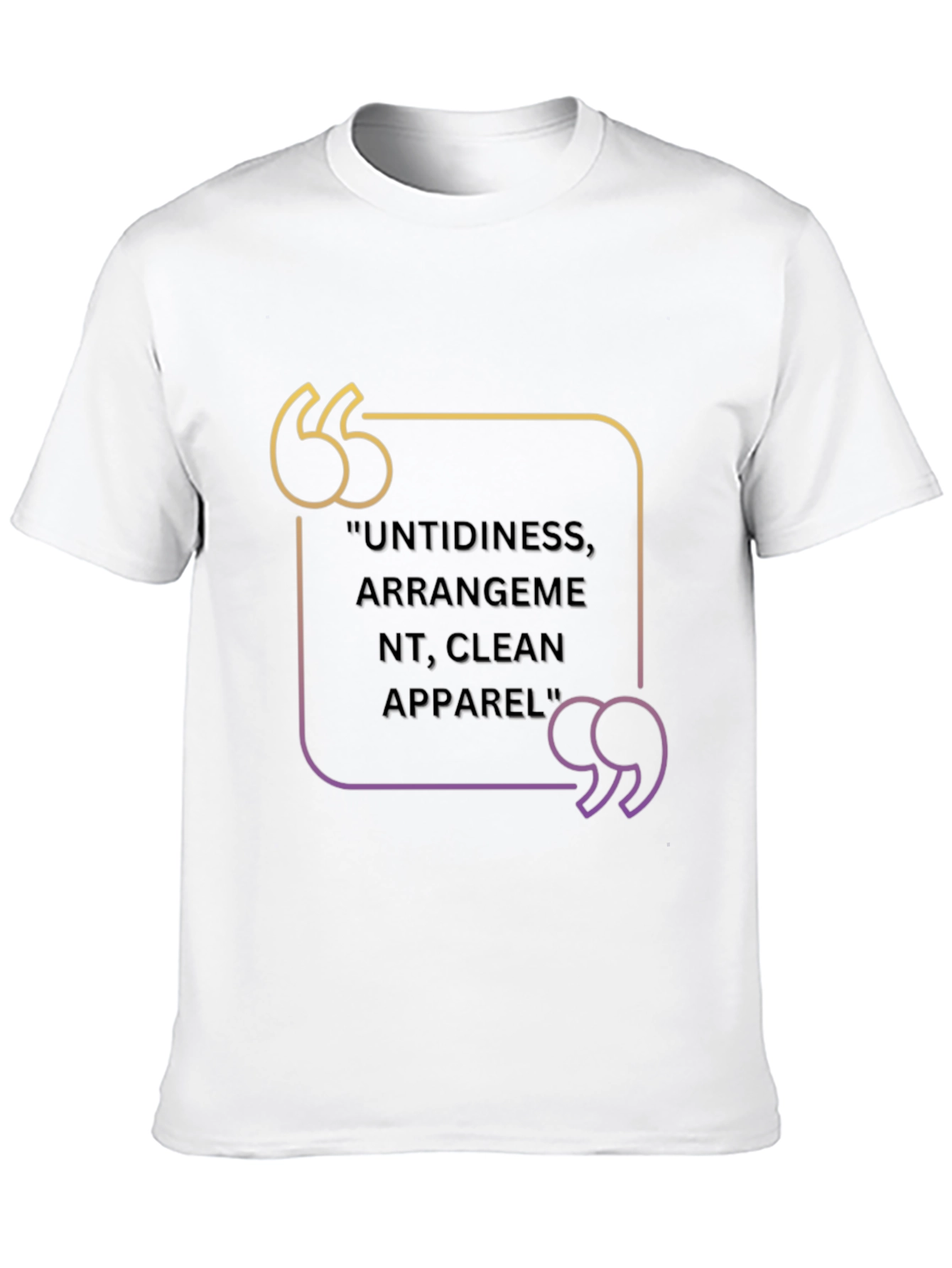Quote Graphic Tee - Clean Apparel