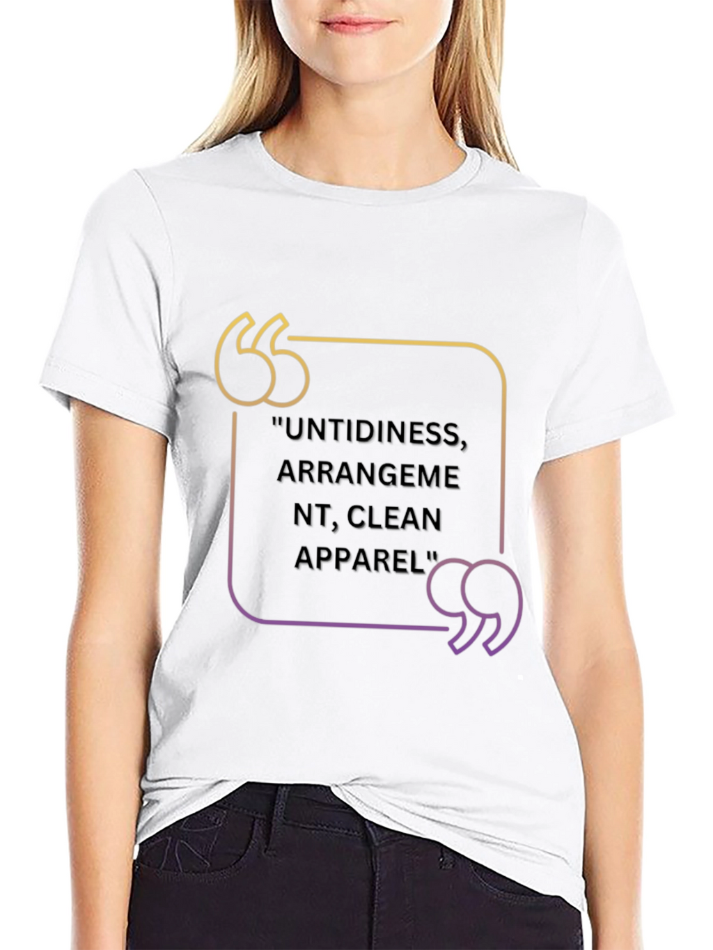 Quote Graphic Tee - Clean Apparel