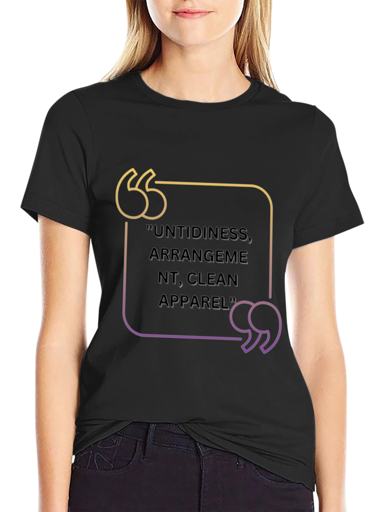 Quote Graphic Tee - Clean Apparel
