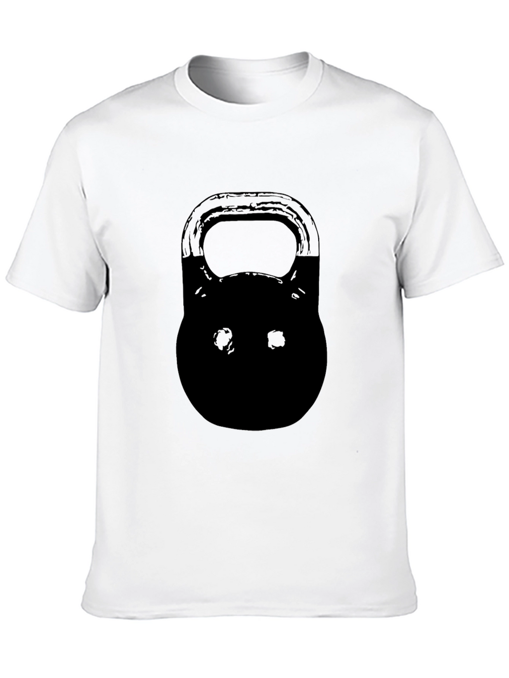 Black Kettlebell Graphic T-Shirt - Fitness Apparel