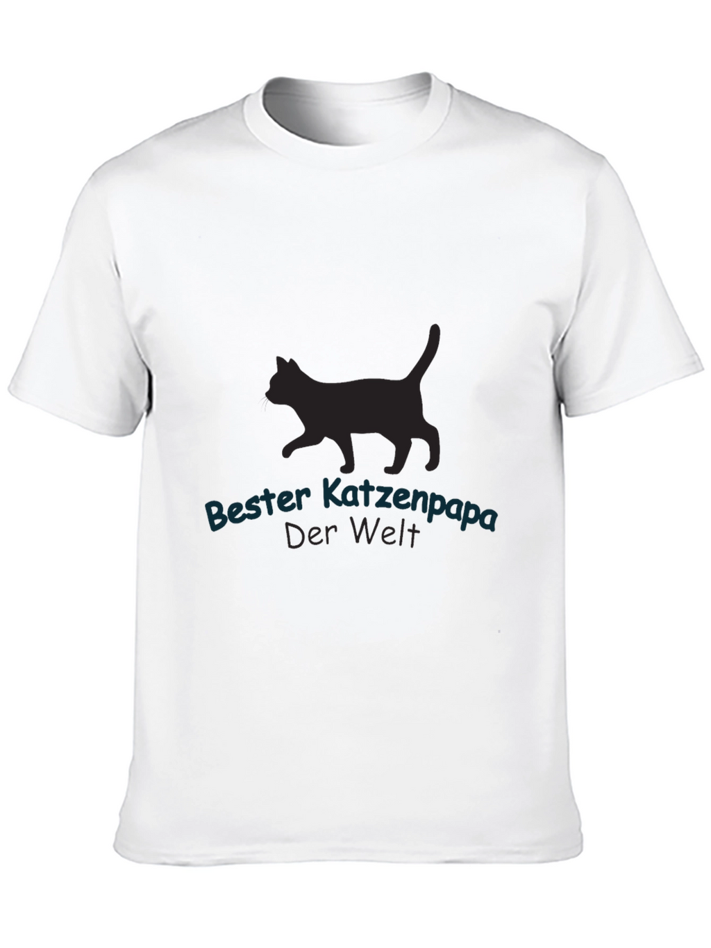 Bester Katzenpapa Black T-Shirt - Cat Lover