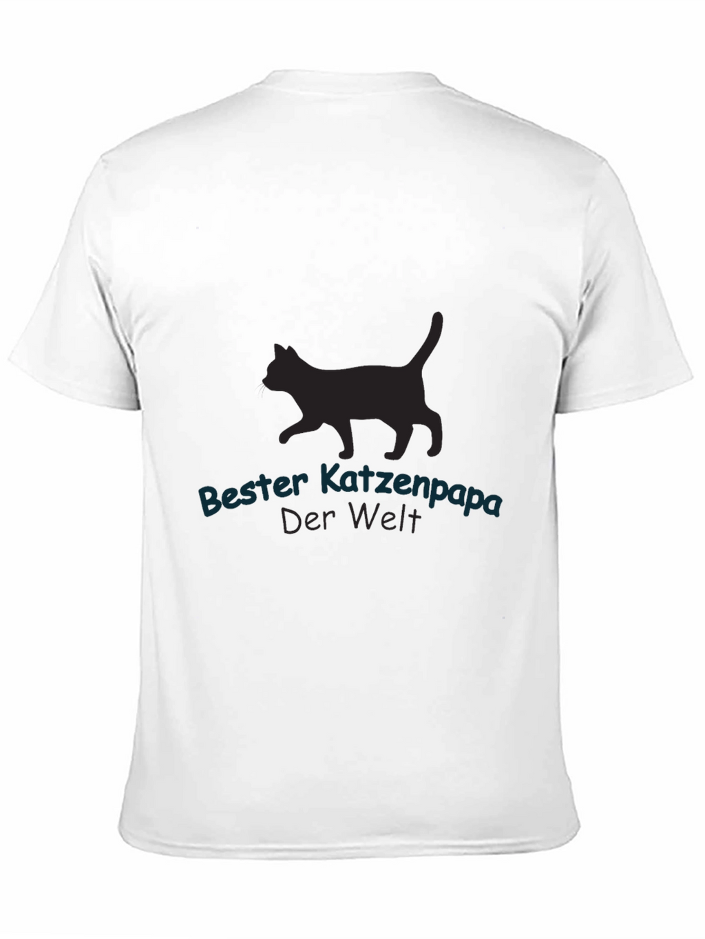 Bester Katzenpapa Black T-Shirt - Cat Lover