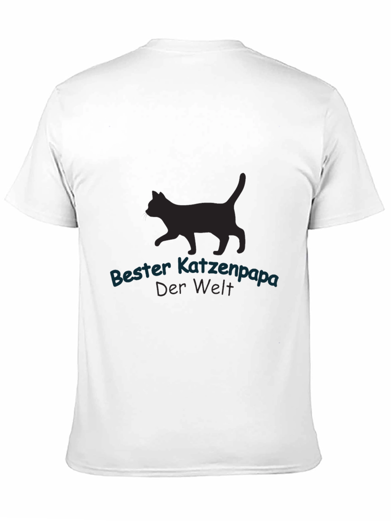 Bester Katzenpapa Black T-Shirt - Cat Lover