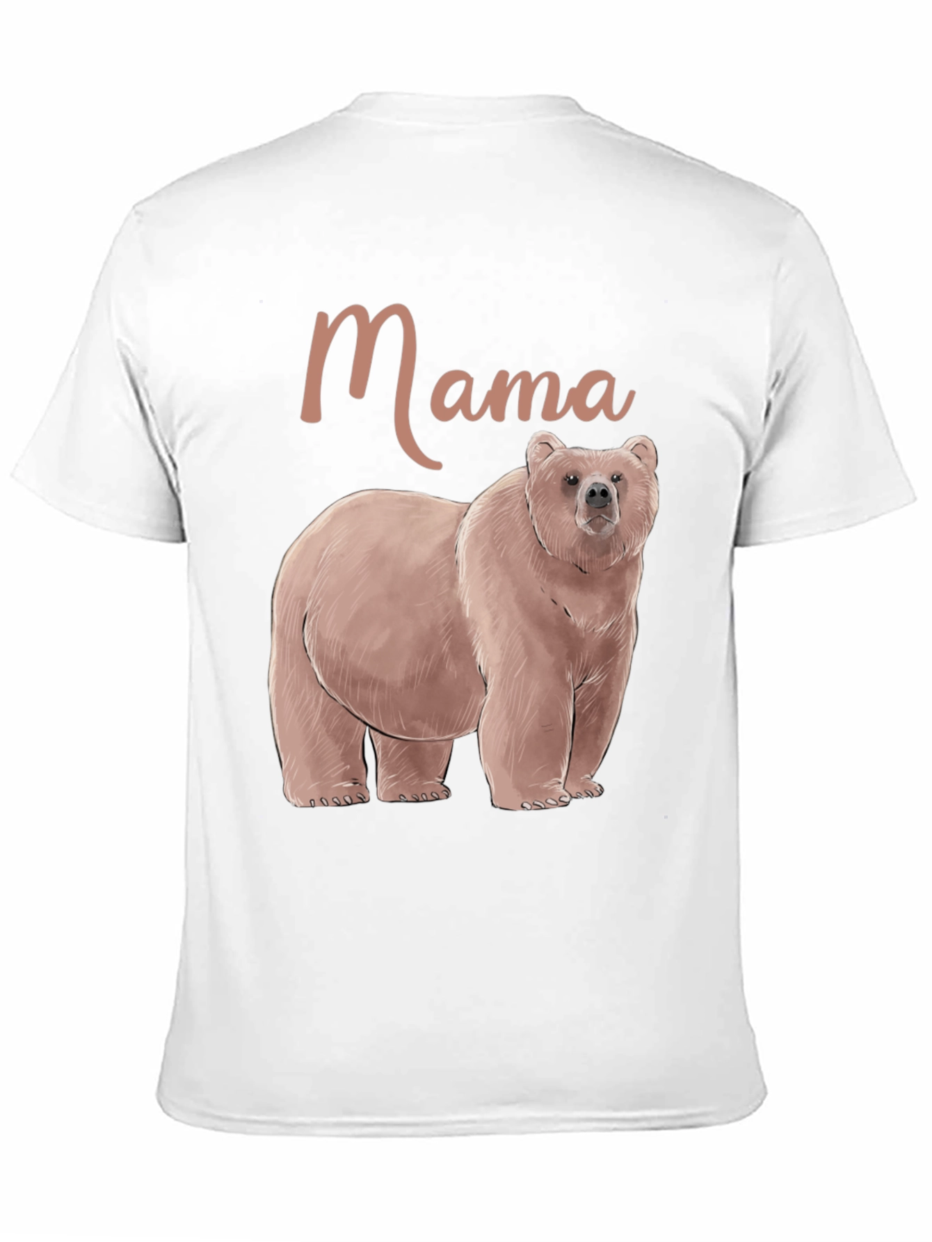 Mama Bear Graphic Tee - Comfortable Cotton Blend