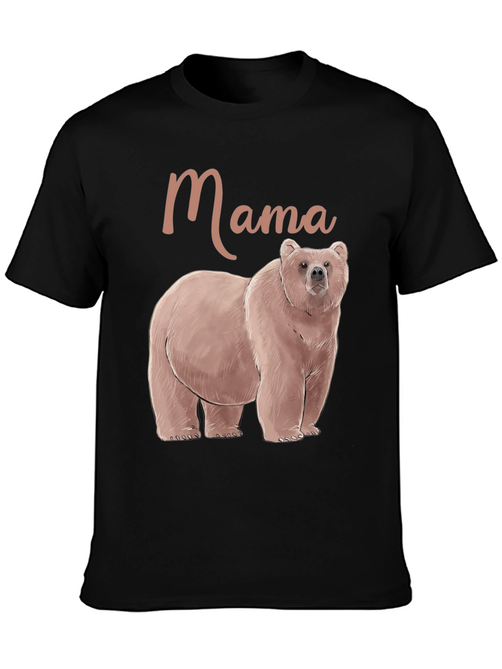 Mama Bear Graphic Tee - Comfortable Cotton Blend