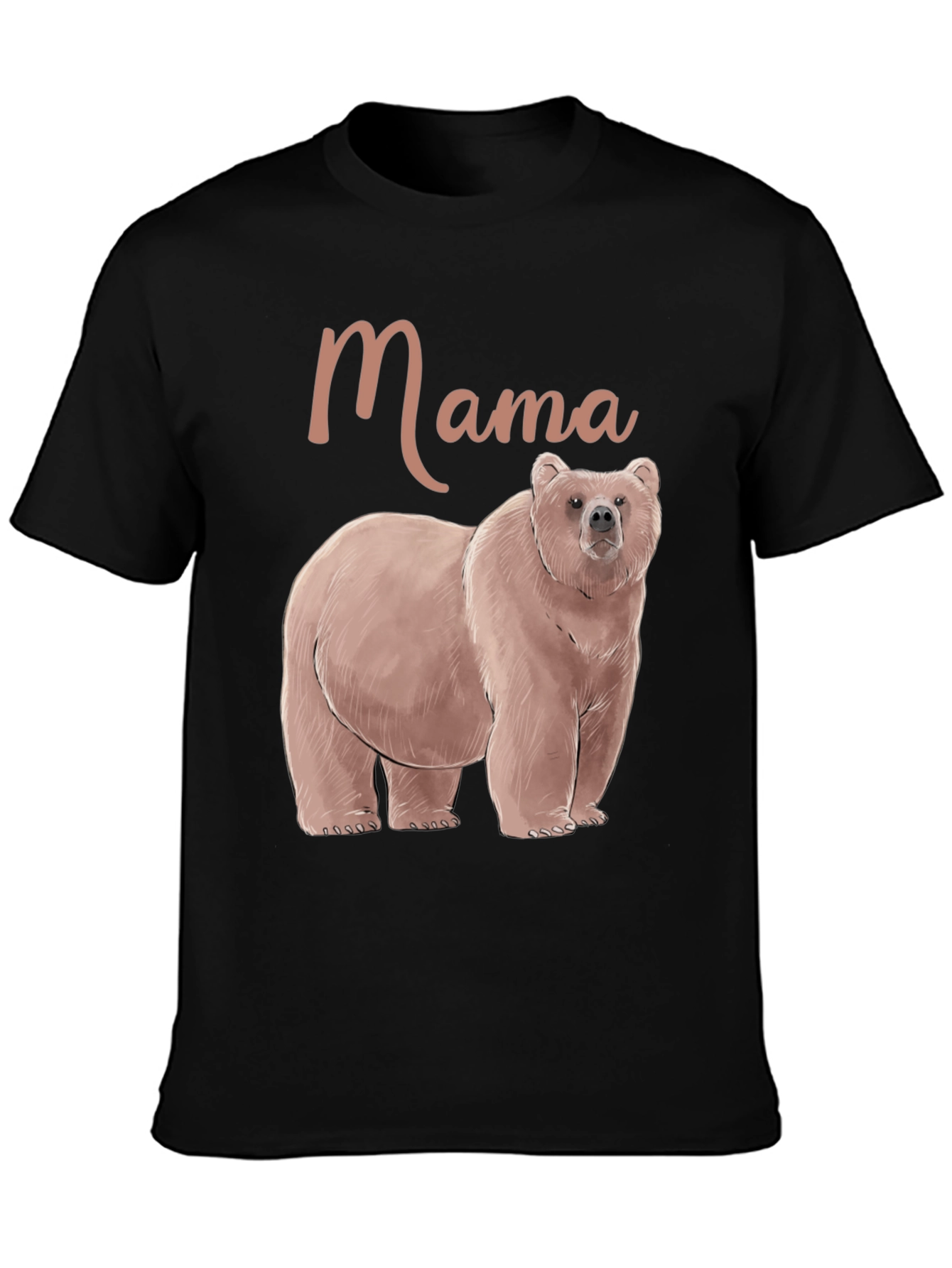 Mama Bear Graphic Tee - Comfortable Cotton Blend