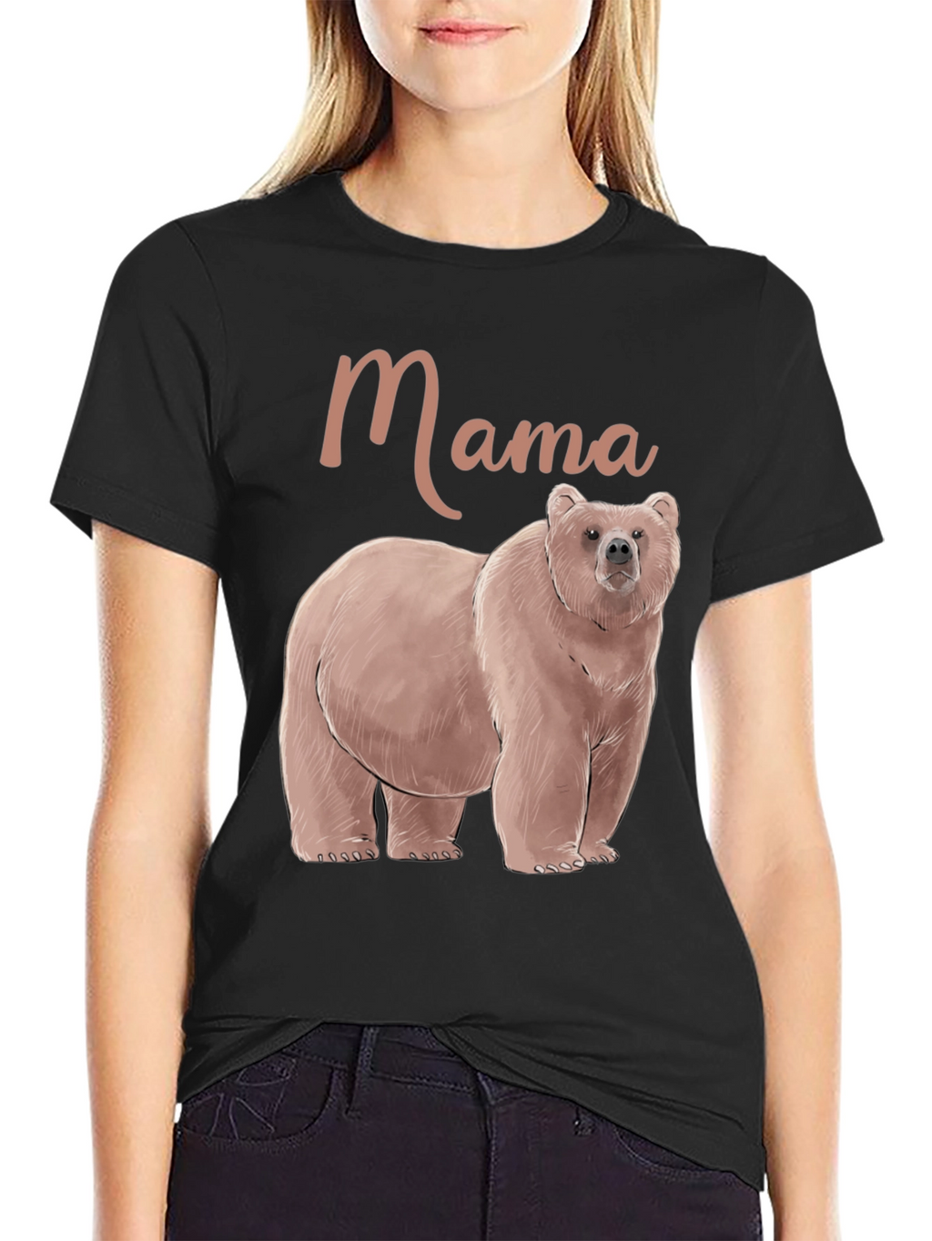 Mama Bear Graphic Tee - Comfortable Cotton Blend