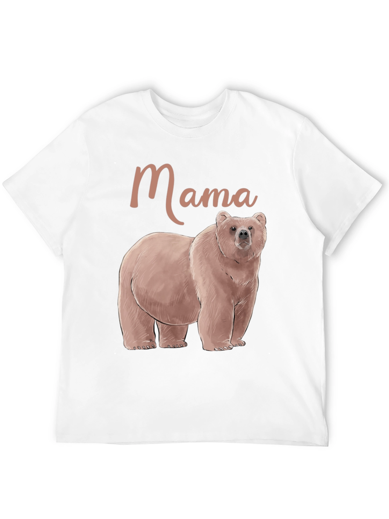Mama Bear Graphic Tee - Comfortable Cotton Blend