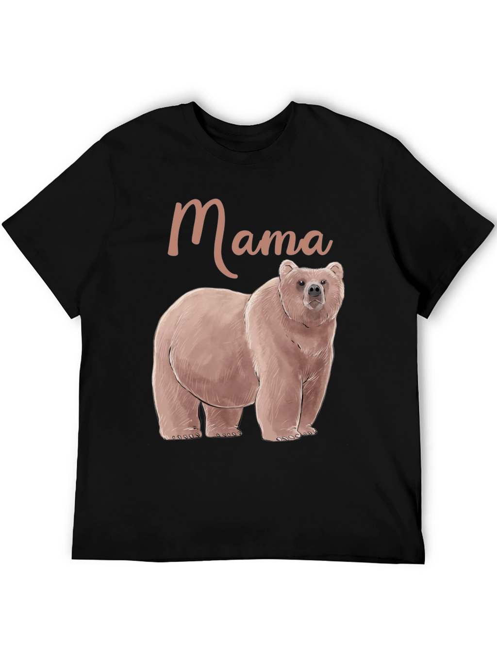Mama Bear Graphic Tee - Comfortable Cotton Blend