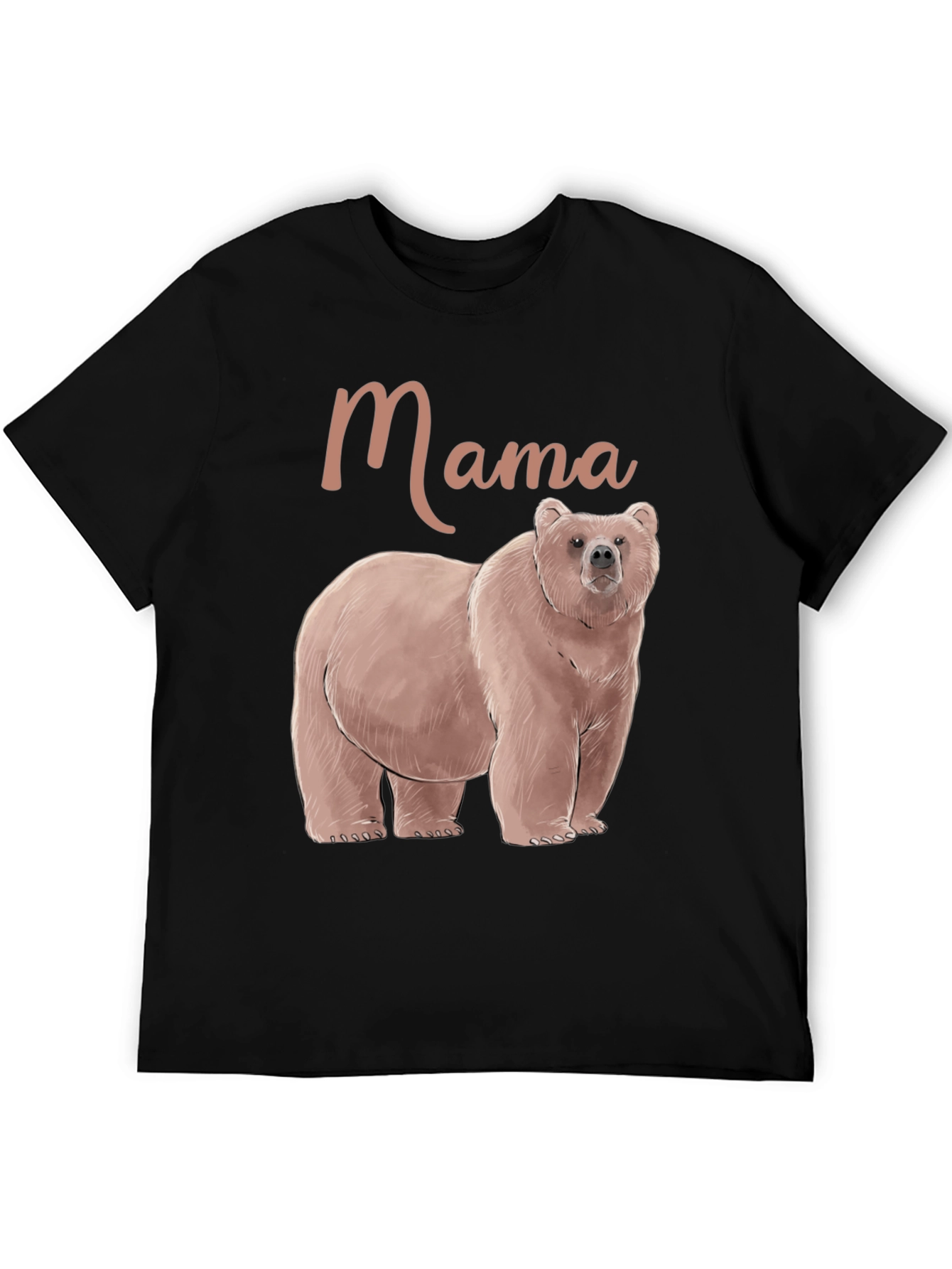 Mama Bear Graphic Tee - Comfortable Cotton Blend