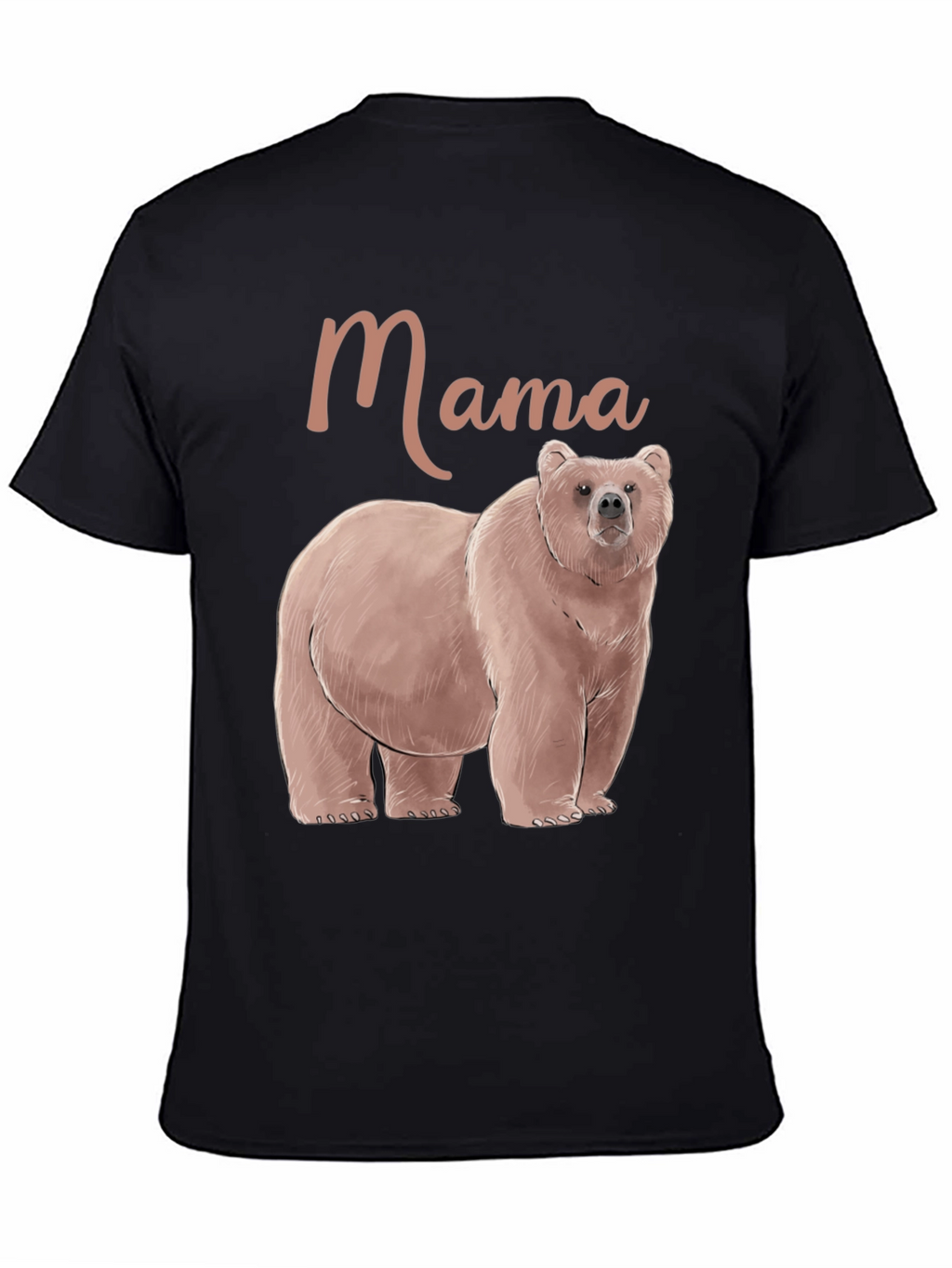 Mama Bear Graphic Tee - Comfortable Cotton Blend