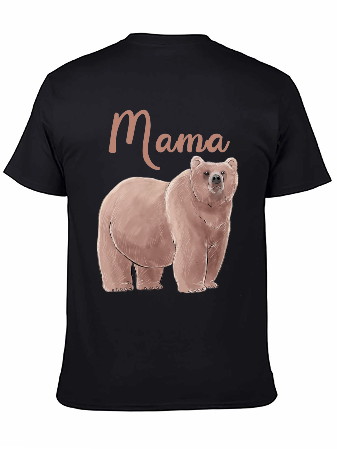 Mama Bear Graphic Tee - Comfortable Cotton Blend