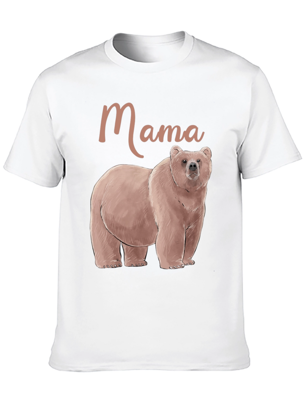 Mama Bear Graphic Tee - Comfortable Cotton Blend