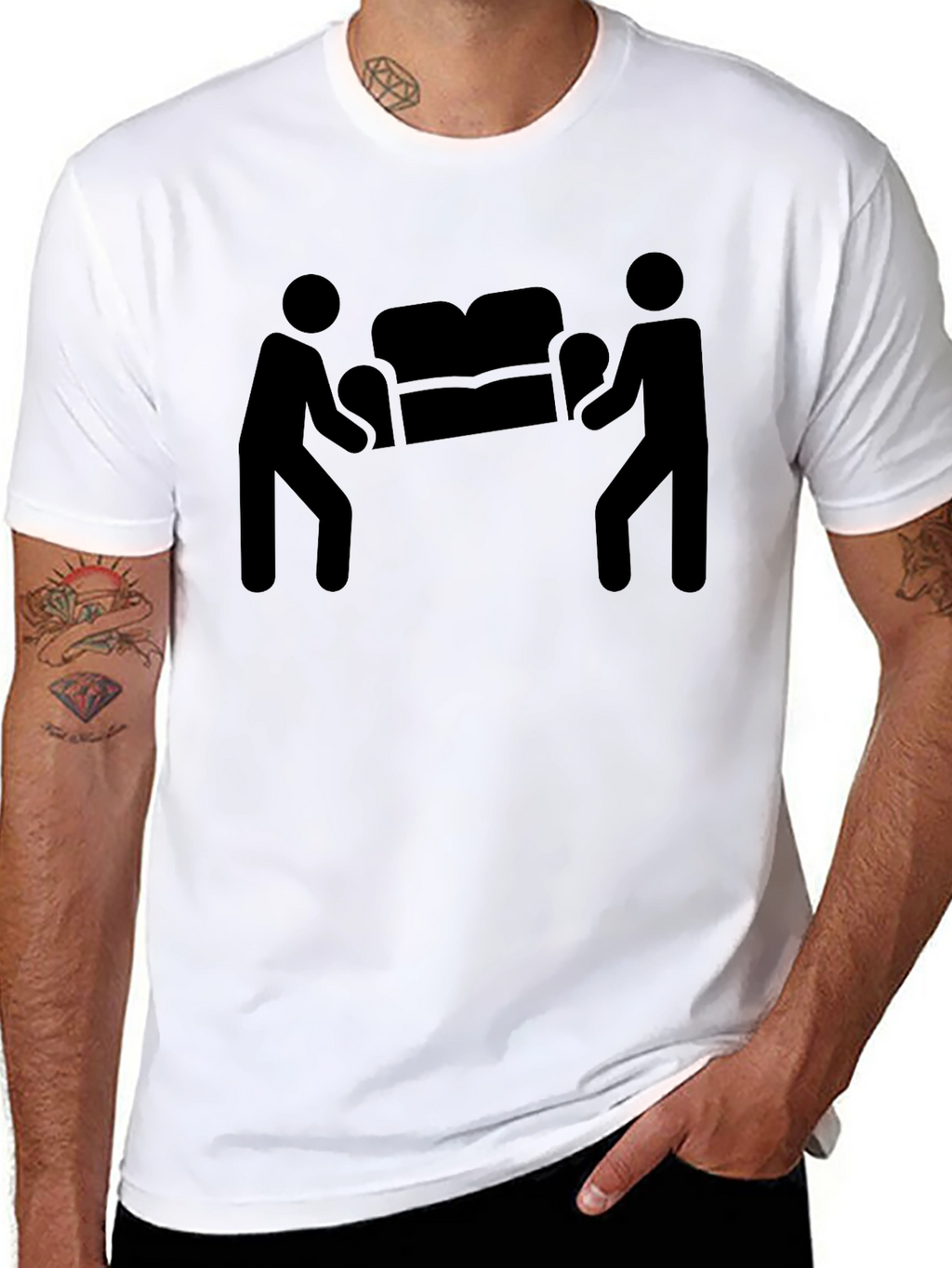Funny Moving Couch T-Shirt