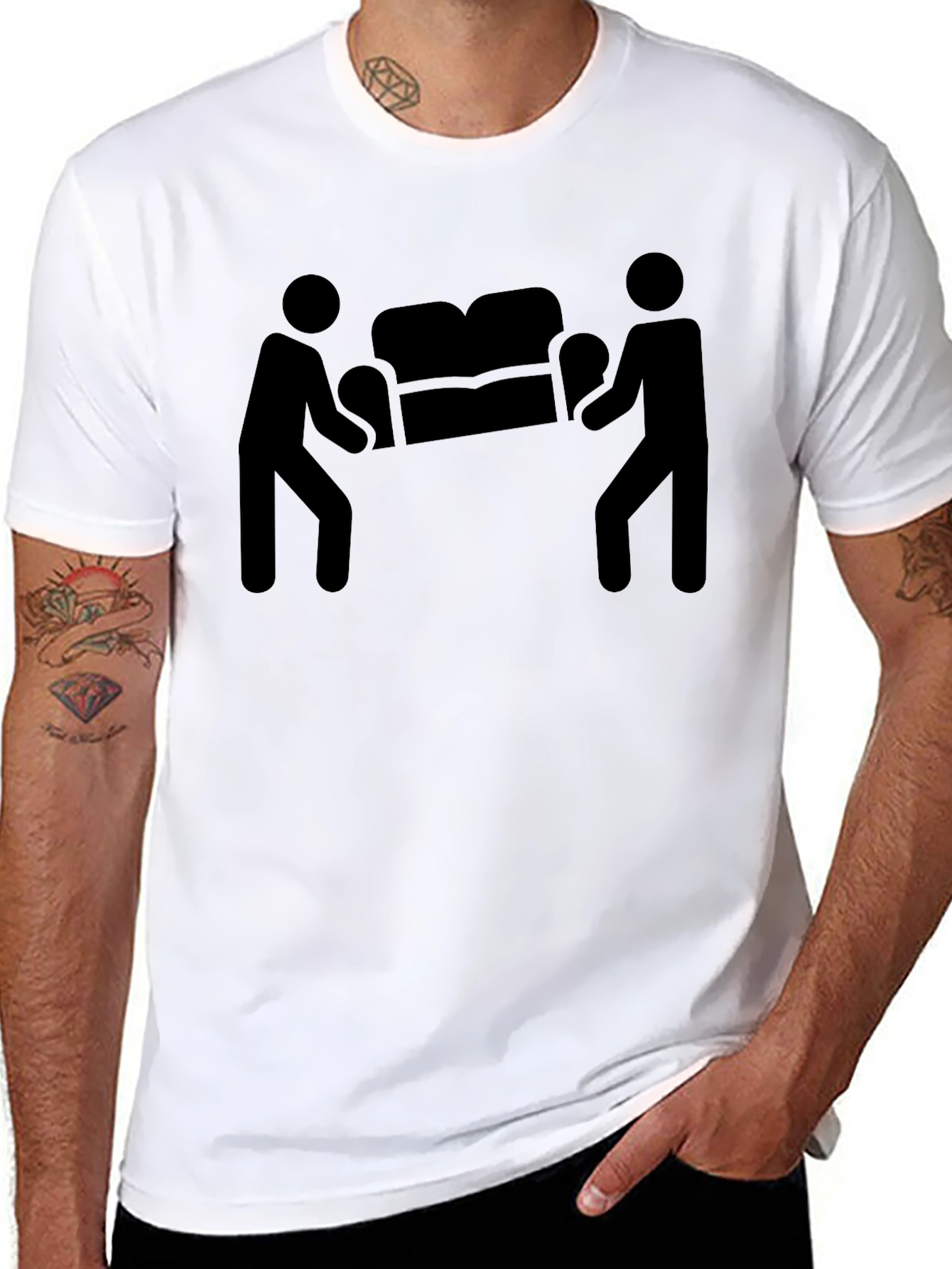 Funny Moving Couch T-Shirt