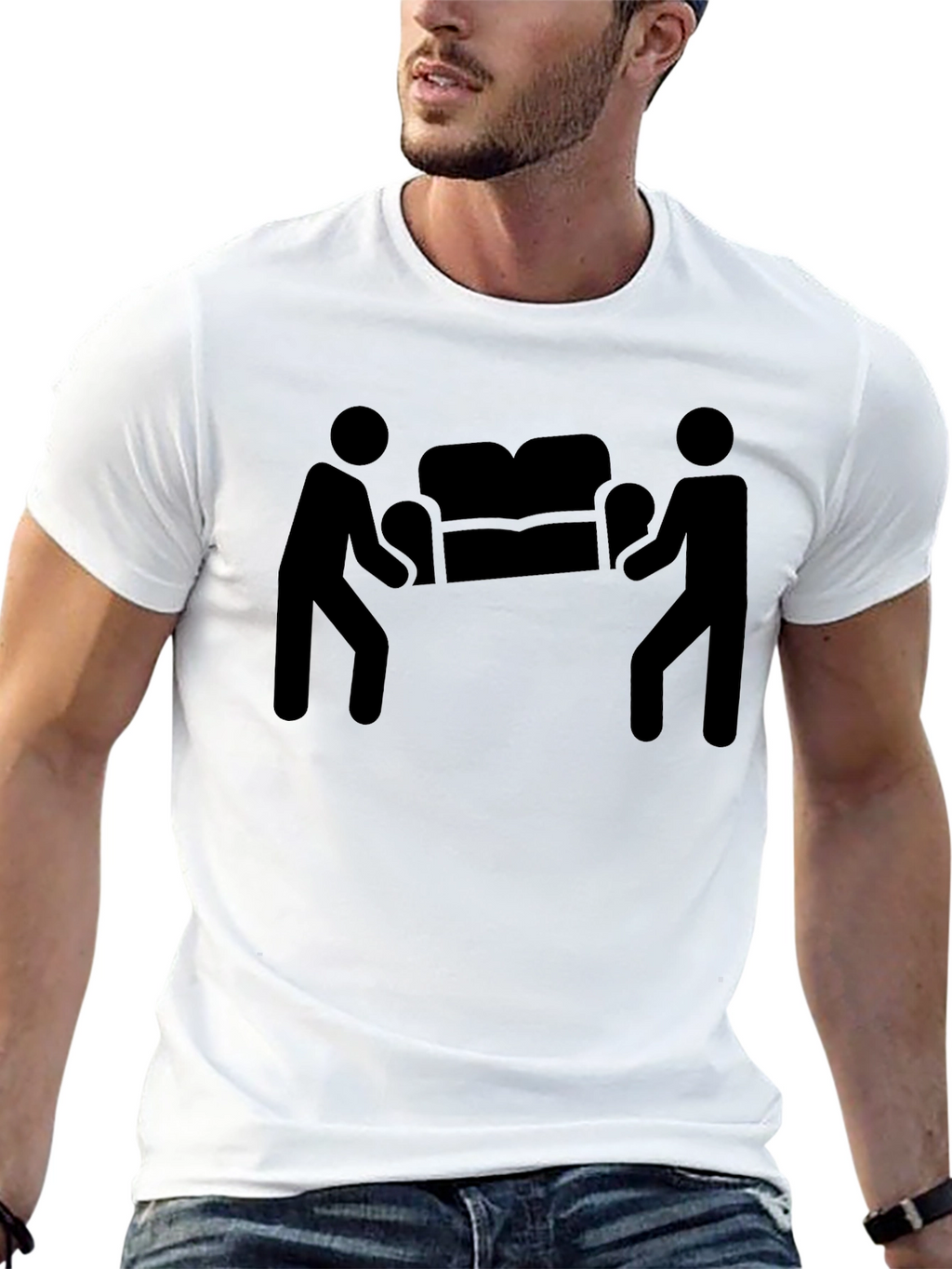 Funny Moving Couch T-Shirt