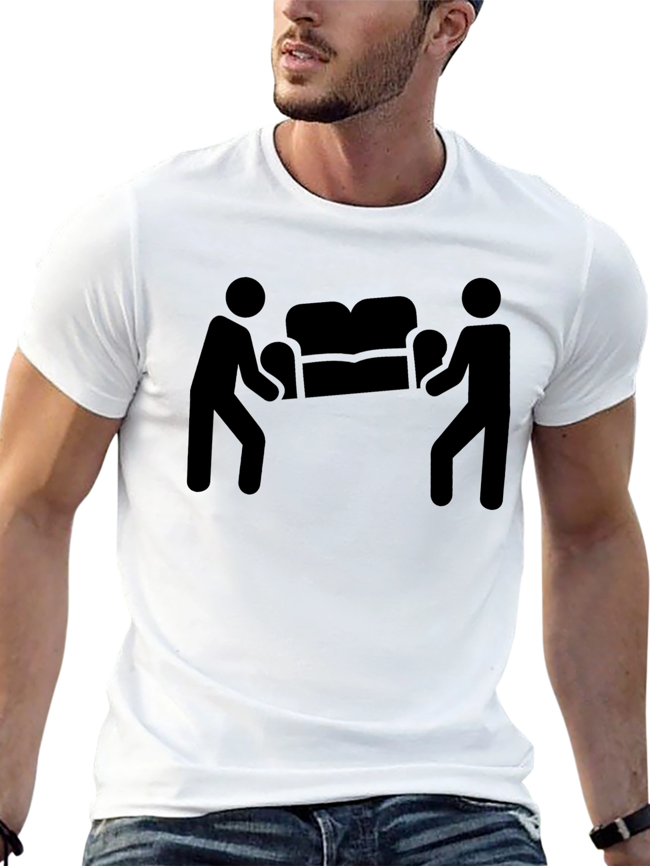 Funny Moving Couch T-Shirt