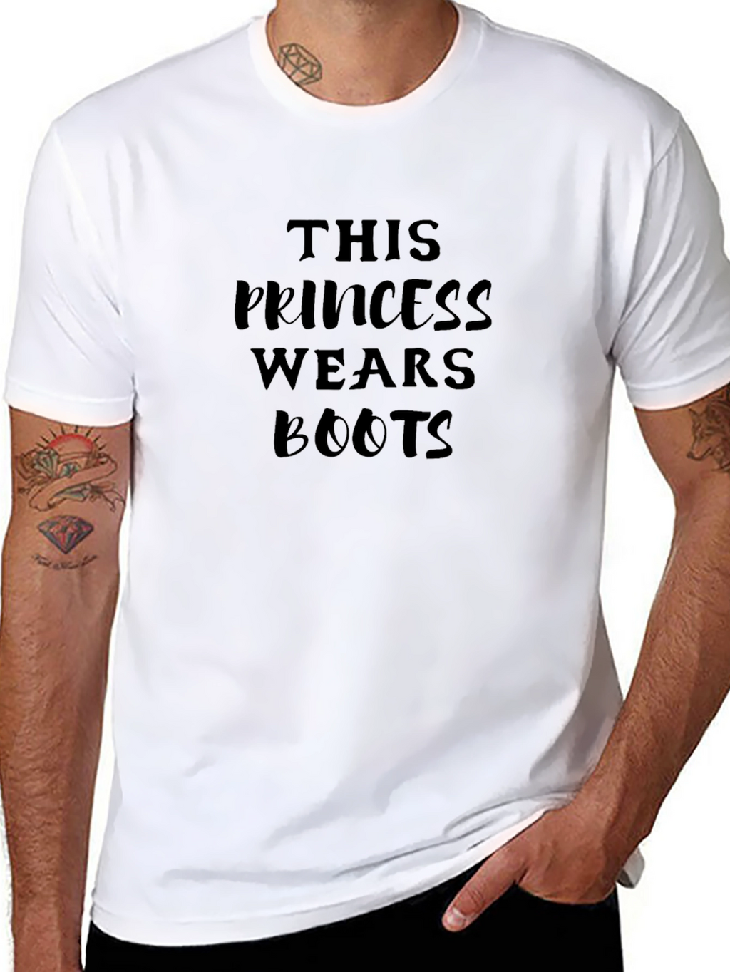 This Princess Wears Boots T-Shirt - Bold Statement Tee