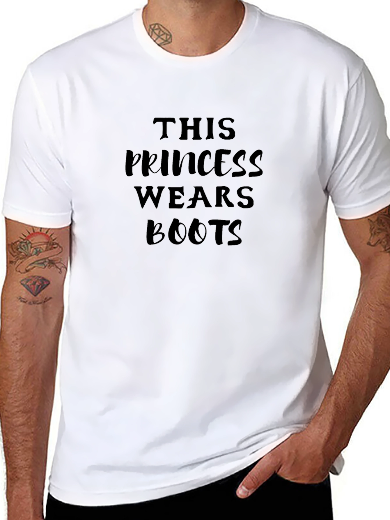 This Princess Wears Boots T-Shirt - Bold Statement Tee