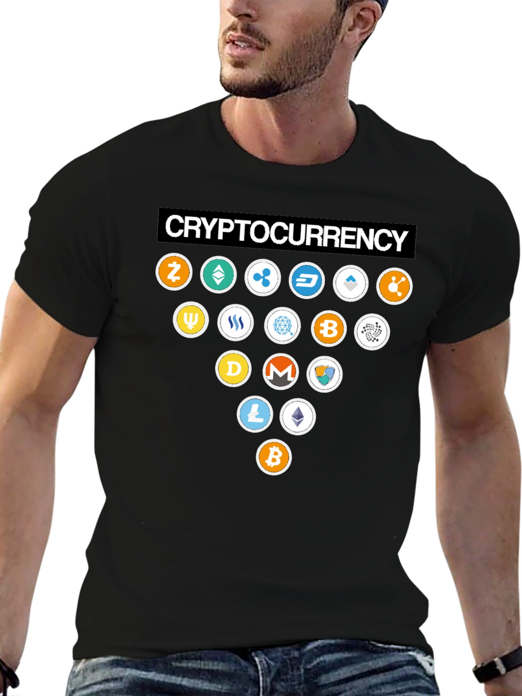 Cryptocurrency T-Shirt Bitcoin Ethereum Altcoins