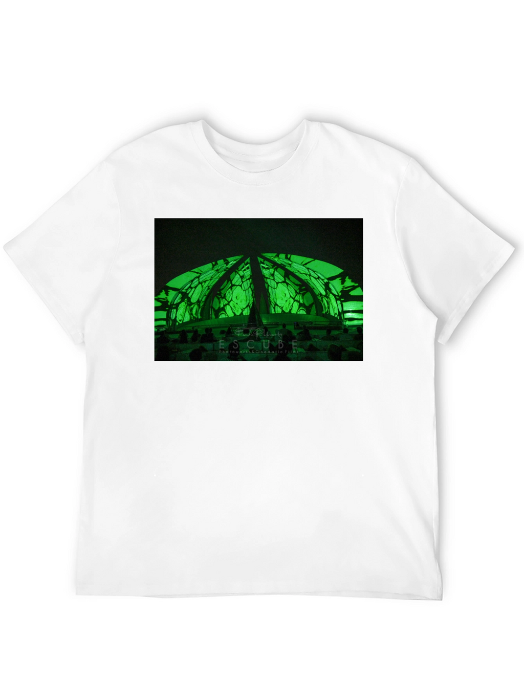 Futuristic Green Dome T-Shirt - Stylish & Unique Design