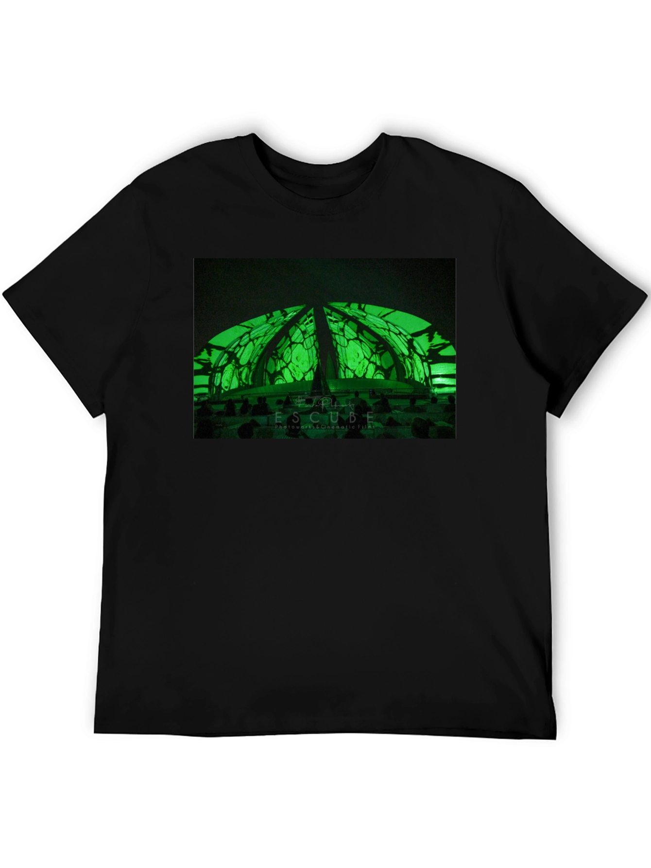 Futuristic Green Dome T-Shirt - Stylish & Unique Design