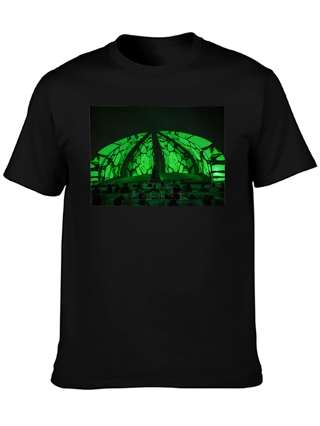 Futuristic Green Dome T-Shirt - Stylish & Unique Design