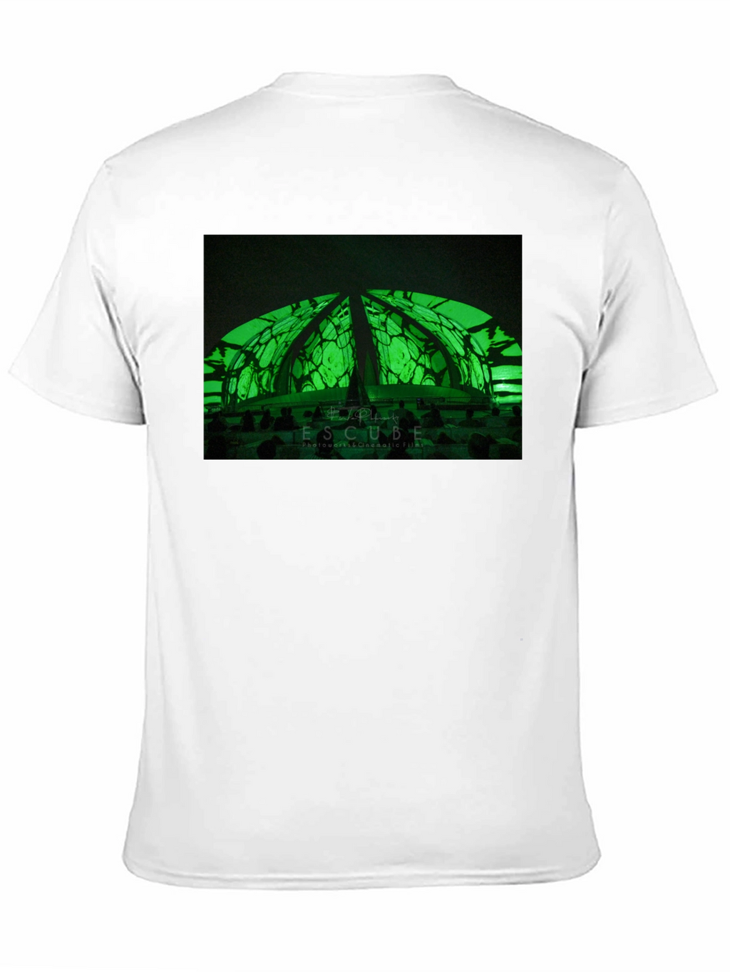 Futuristic Green Dome T-Shirt - Stylish & Unique Design