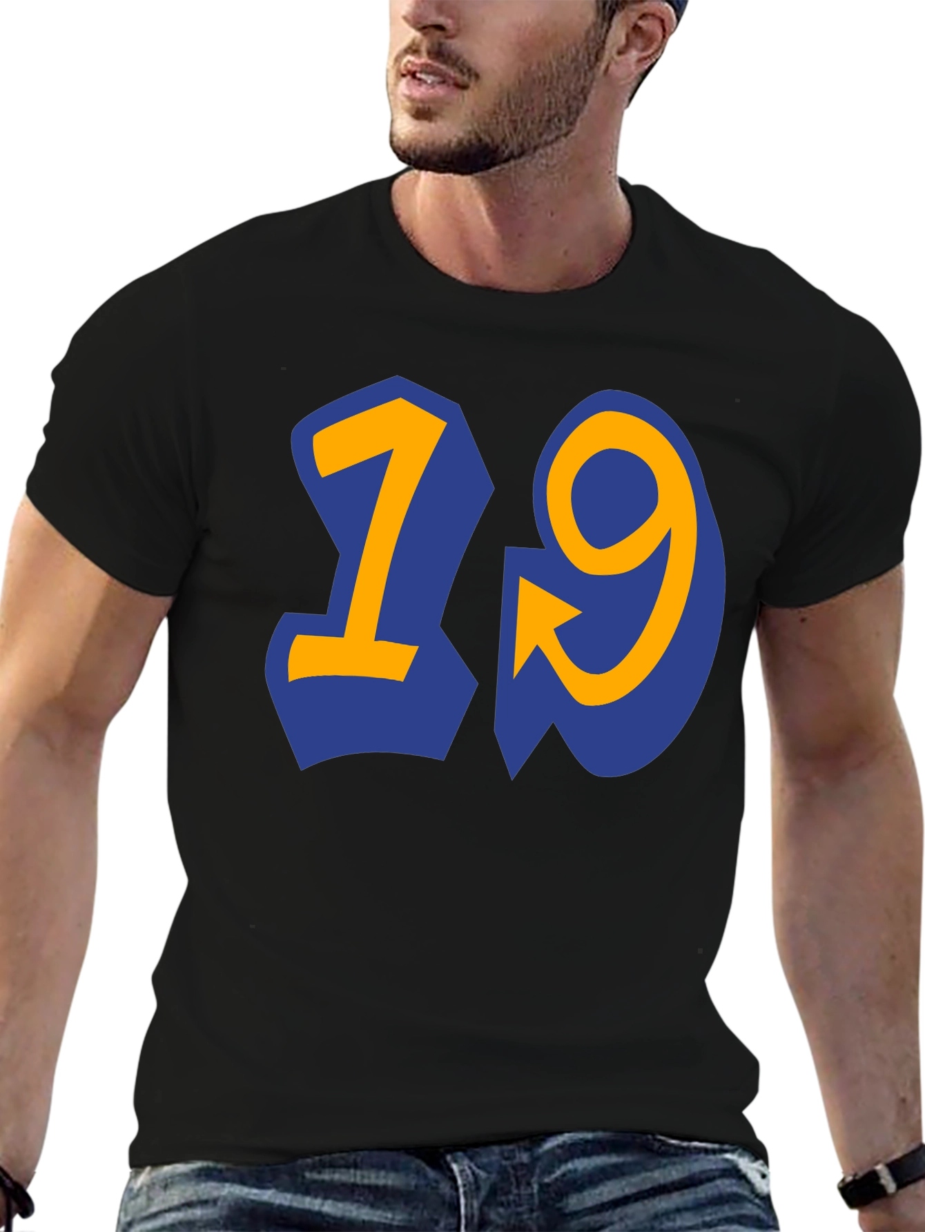 Vault 19 Inspired Graphic Tee - Black