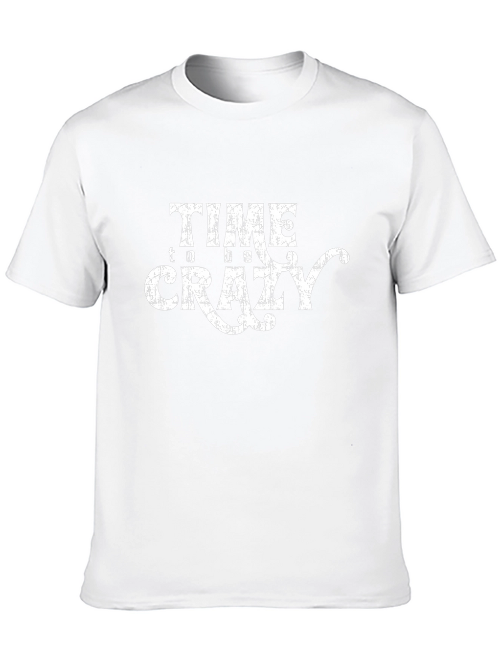 Time to Be Crazy Black Graphic Tee