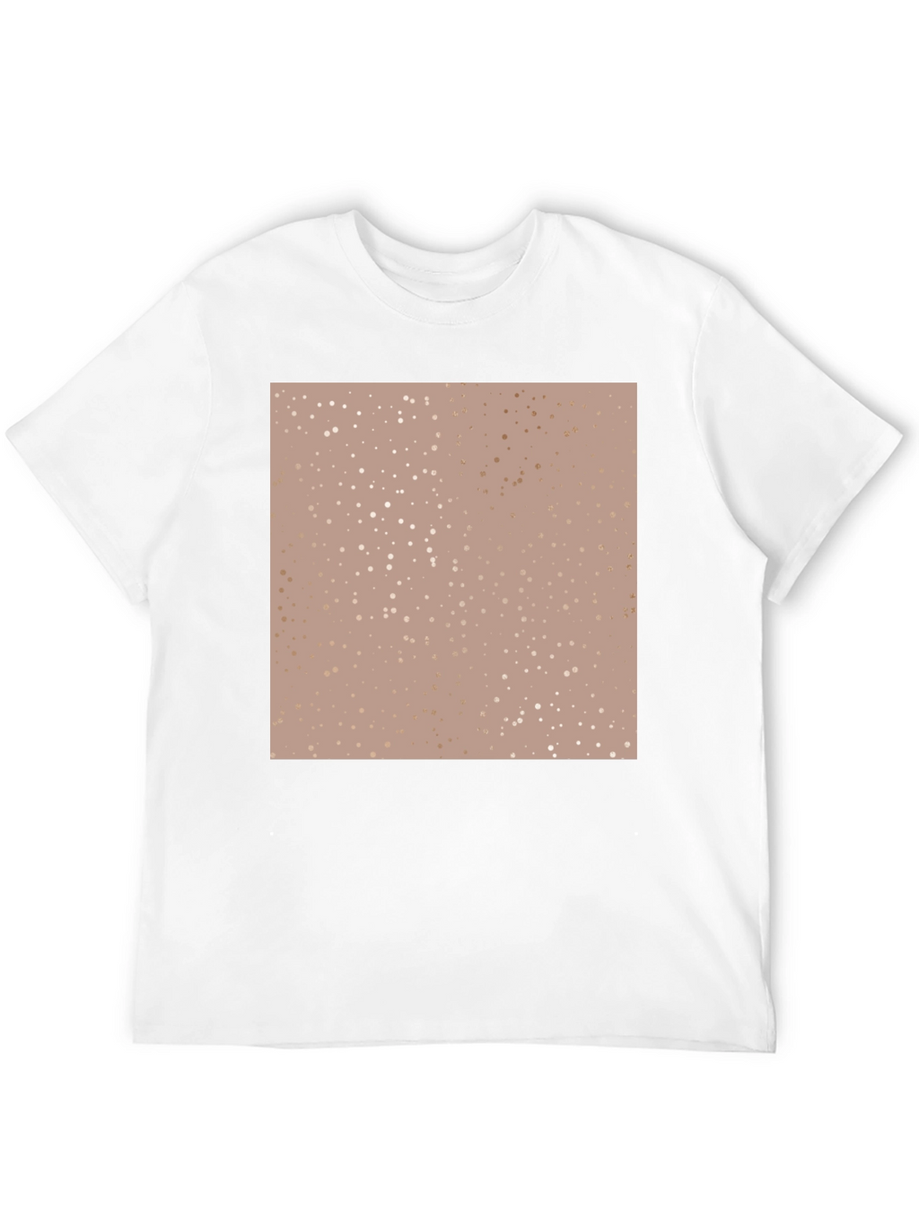 Stylish Black T-Shirt with Abstract Dot Pattern