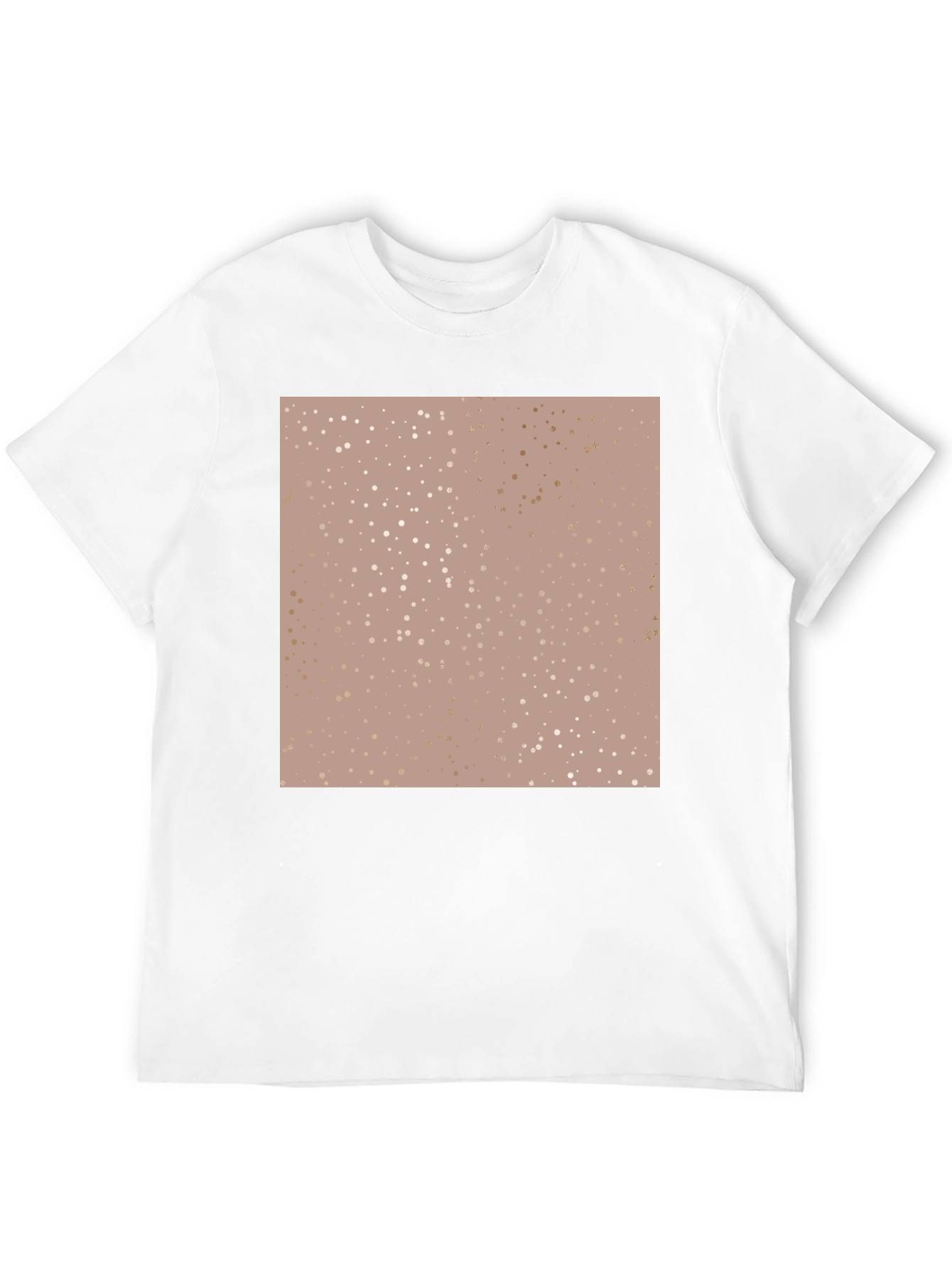 Stylish Black T-Shirt with Abstract Dot Pattern