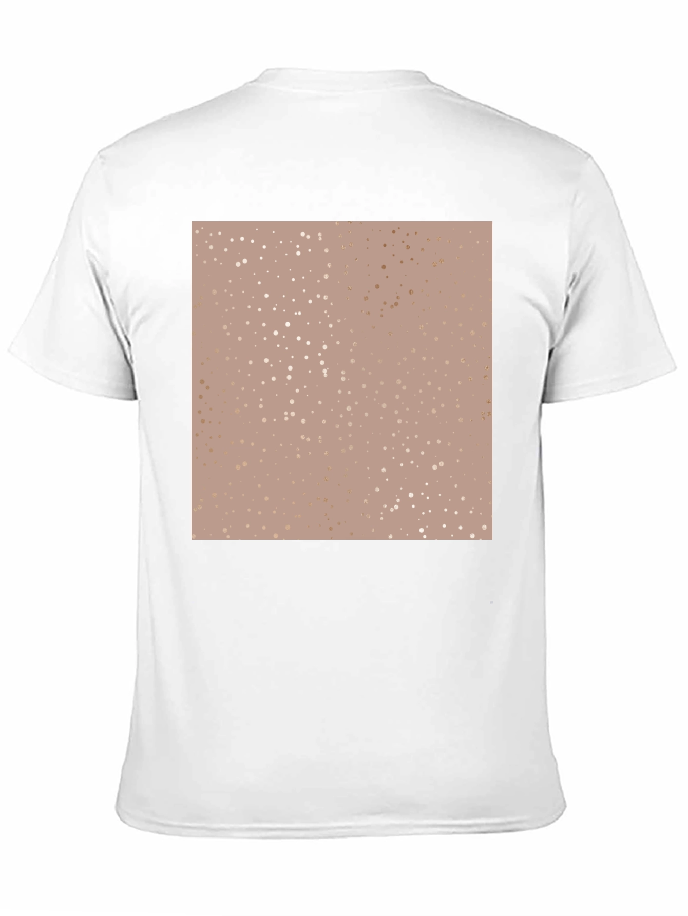 Stylish Black T-Shirt with Abstract Dot Pattern