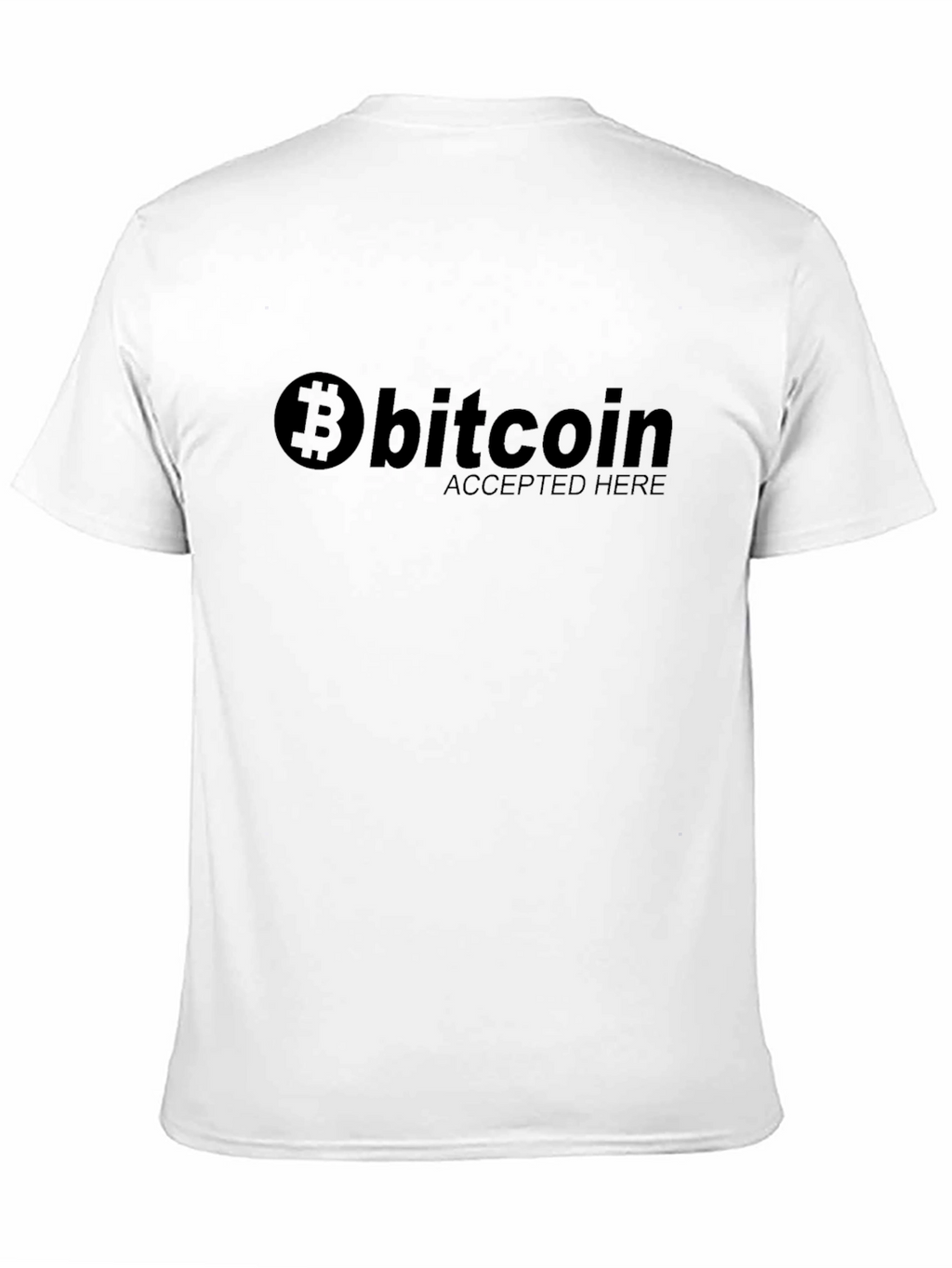 Bitcoin Accepted Here Black T-Shirt