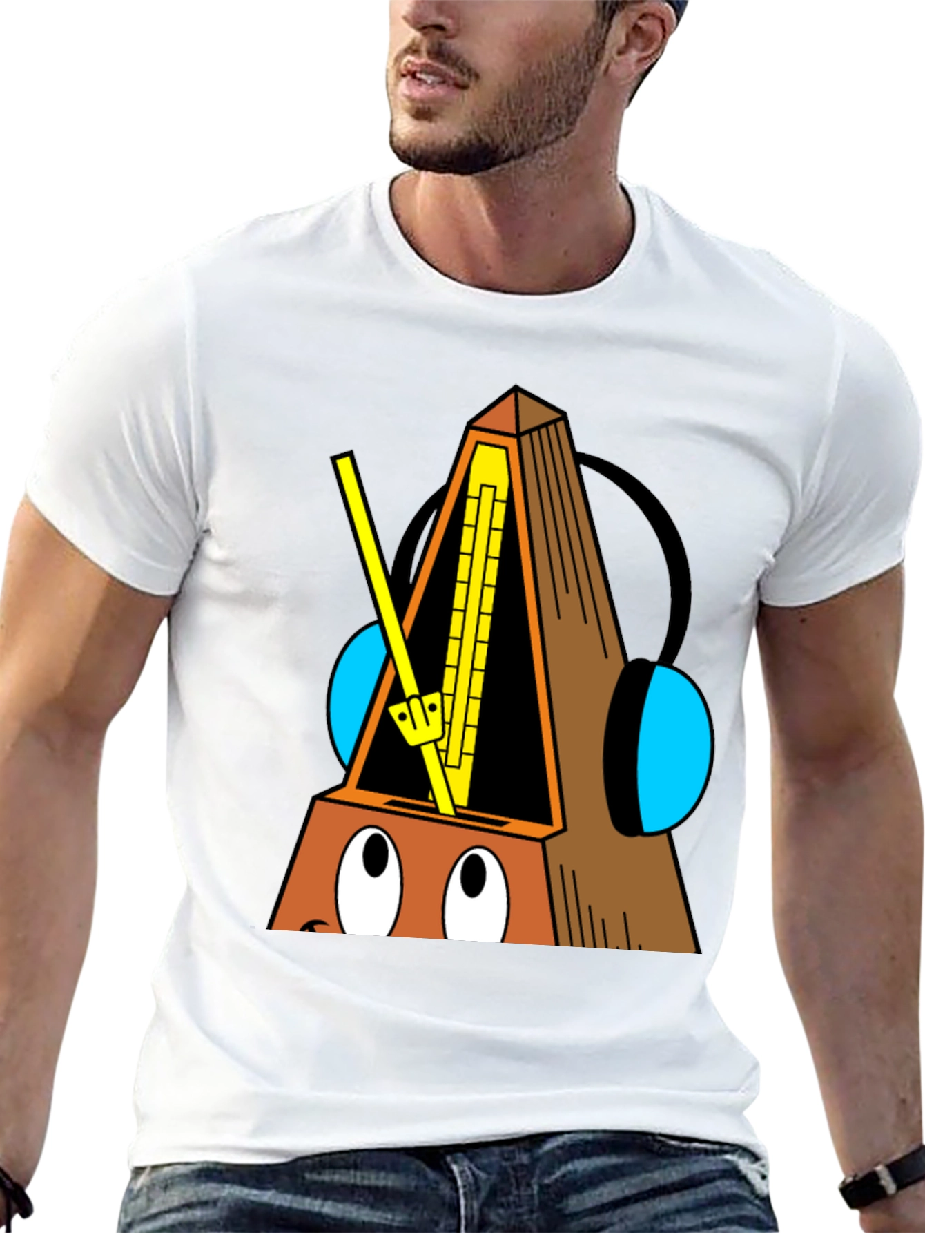 Musical Metronome Cartoon T-Shirt