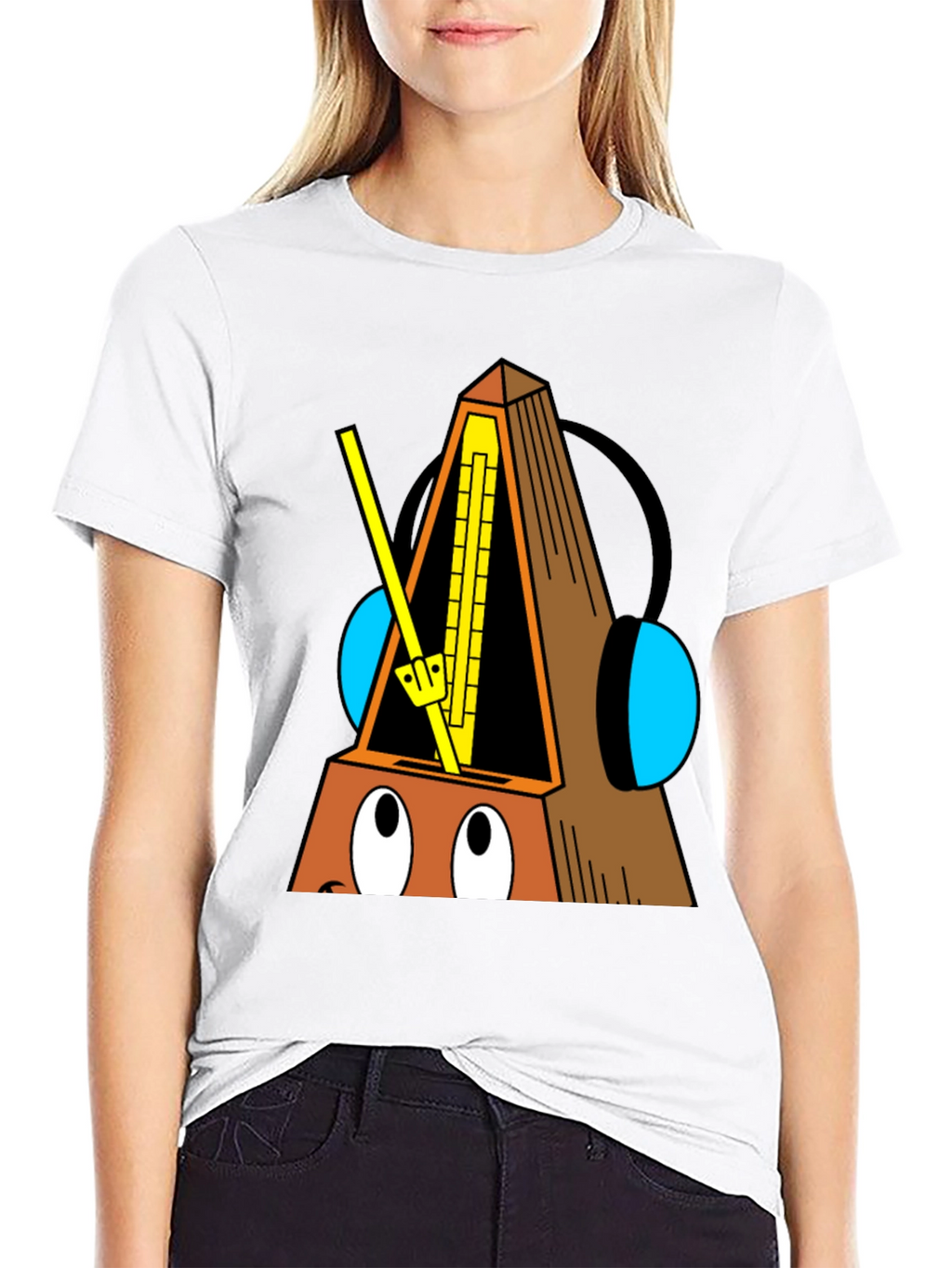 Musical Metronome Cartoon T-Shirt