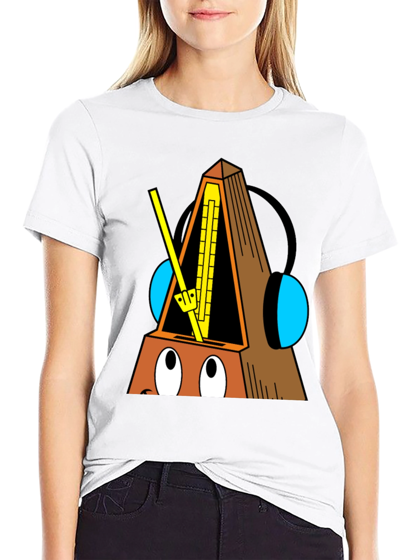 Musical Metronome Cartoon T-Shirt