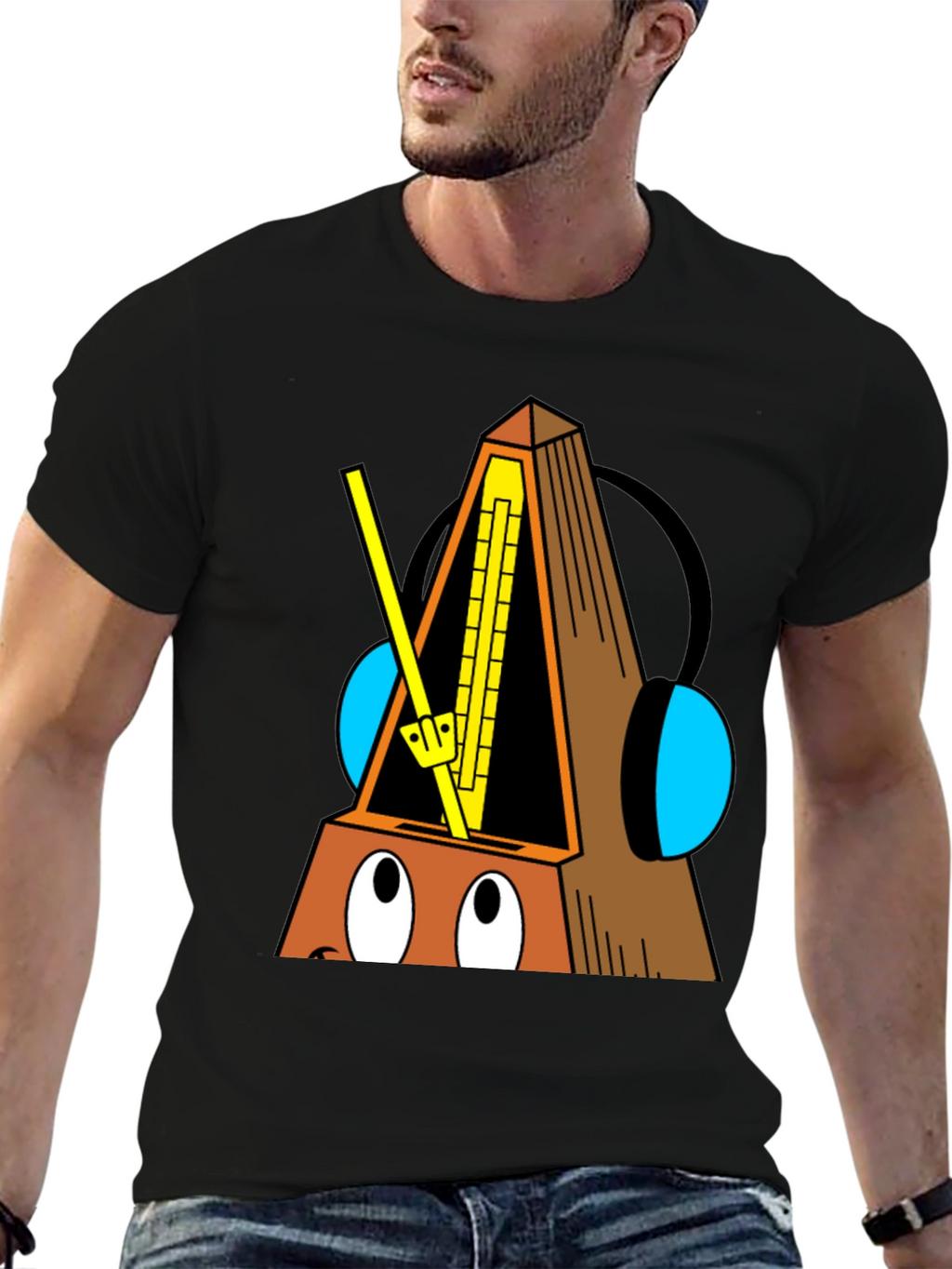 Musical Metronome Cartoon T-Shirt