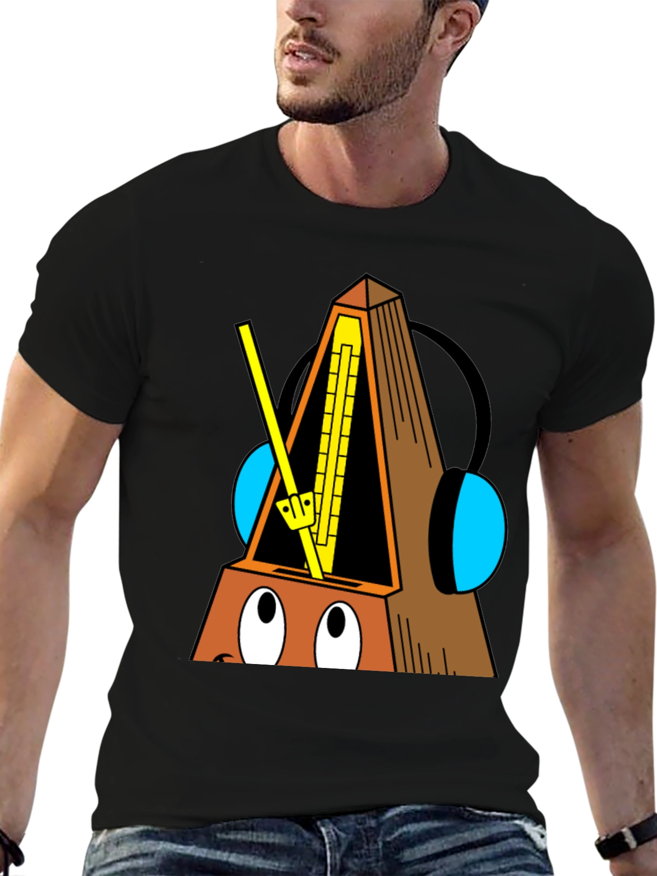 Musical Metronome Cartoon T-Shirt
