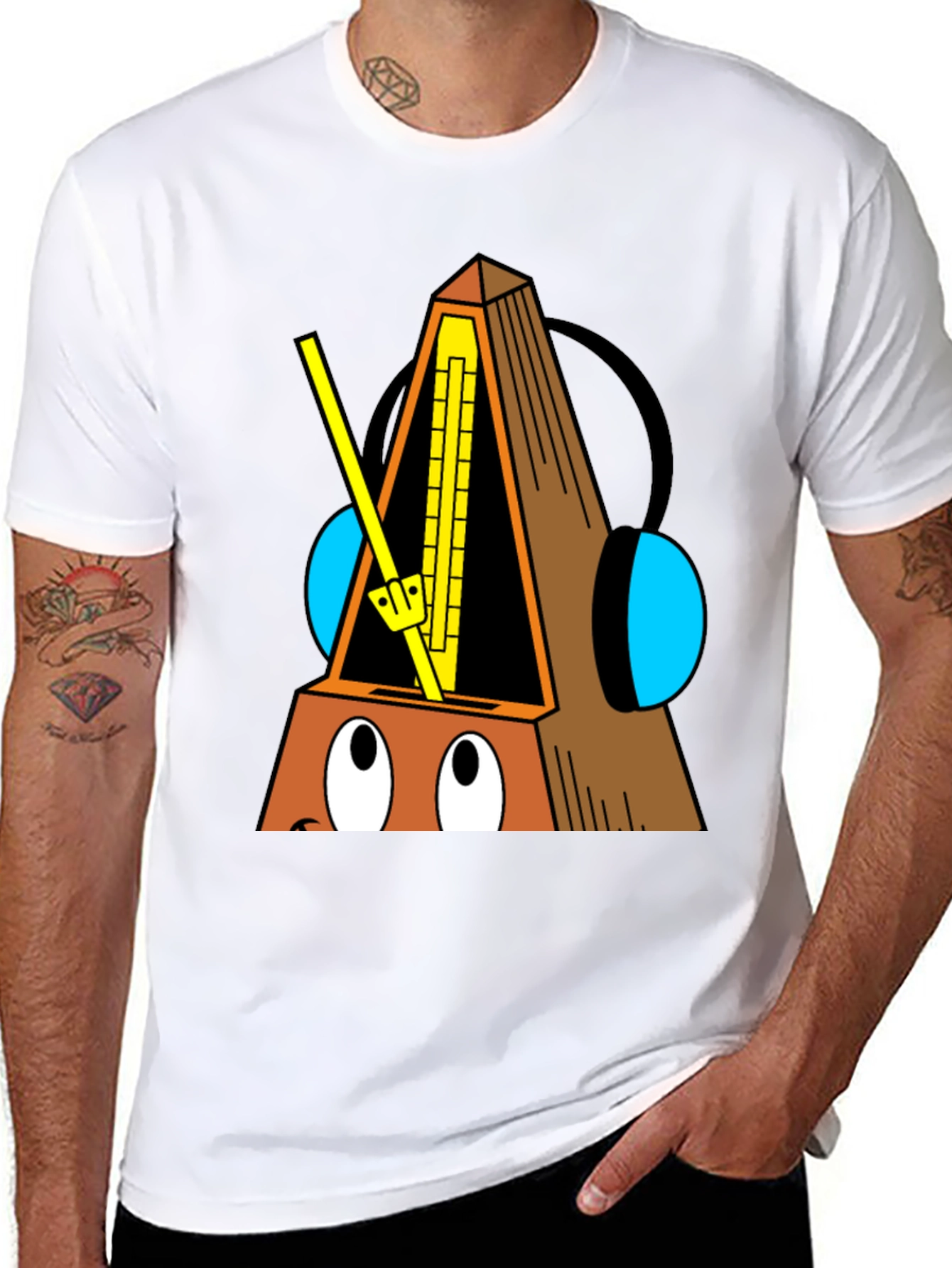 Musical Metronome Cartoon T-Shirt